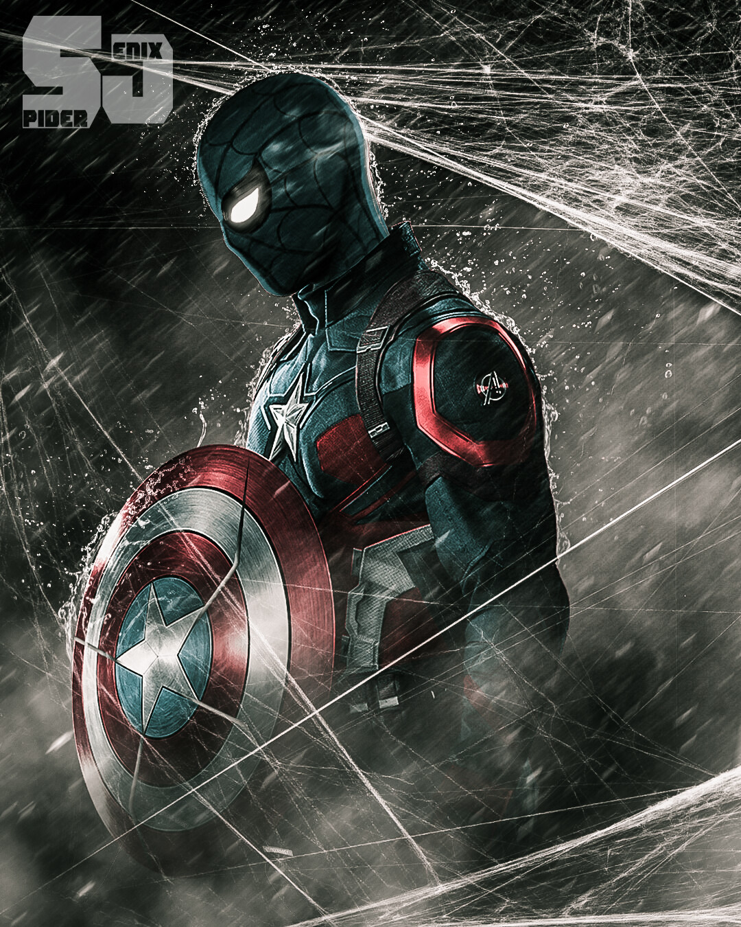 ArtStation - Spider-Man X Captain America.