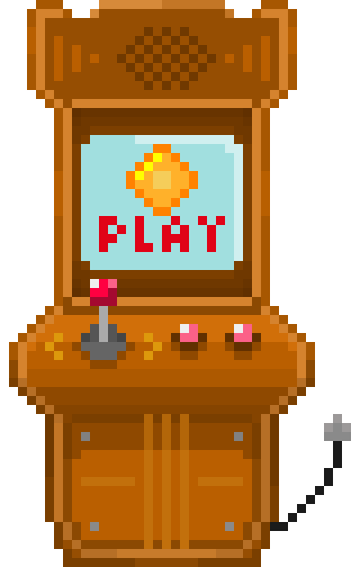 ArtStation - Pixel Arcade Machines Animation