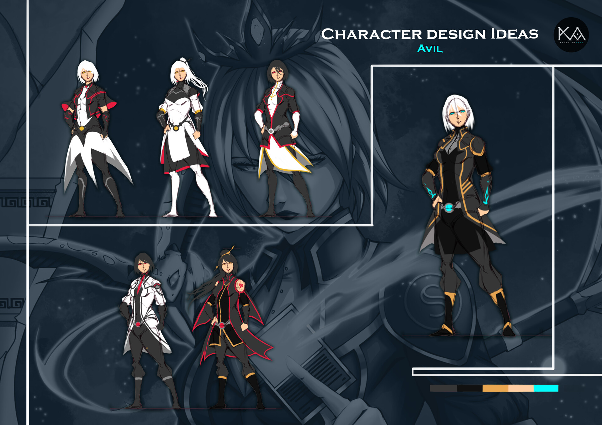 Artstation Avil Character Design Ideas