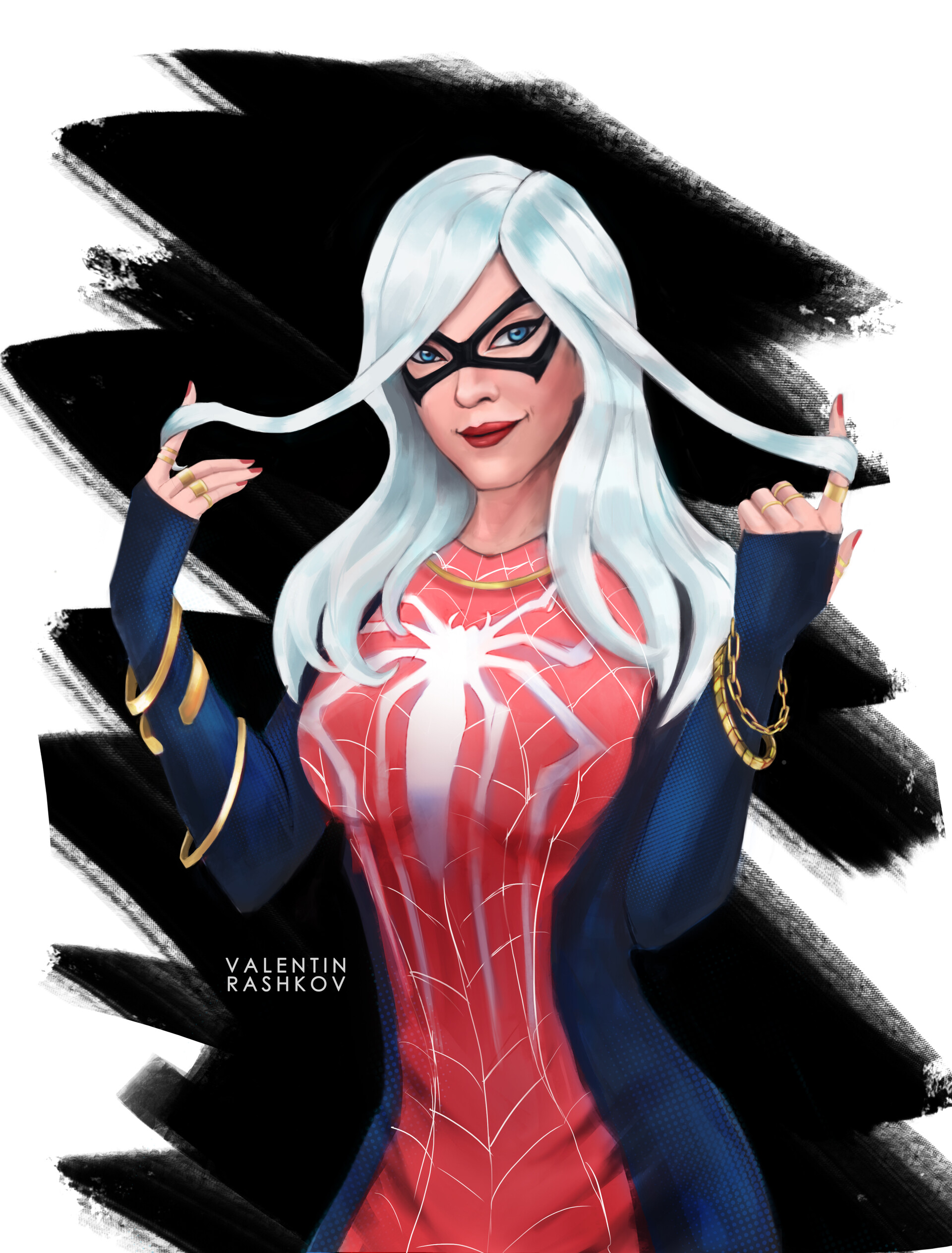ArtStation Black Cat SpiderMan