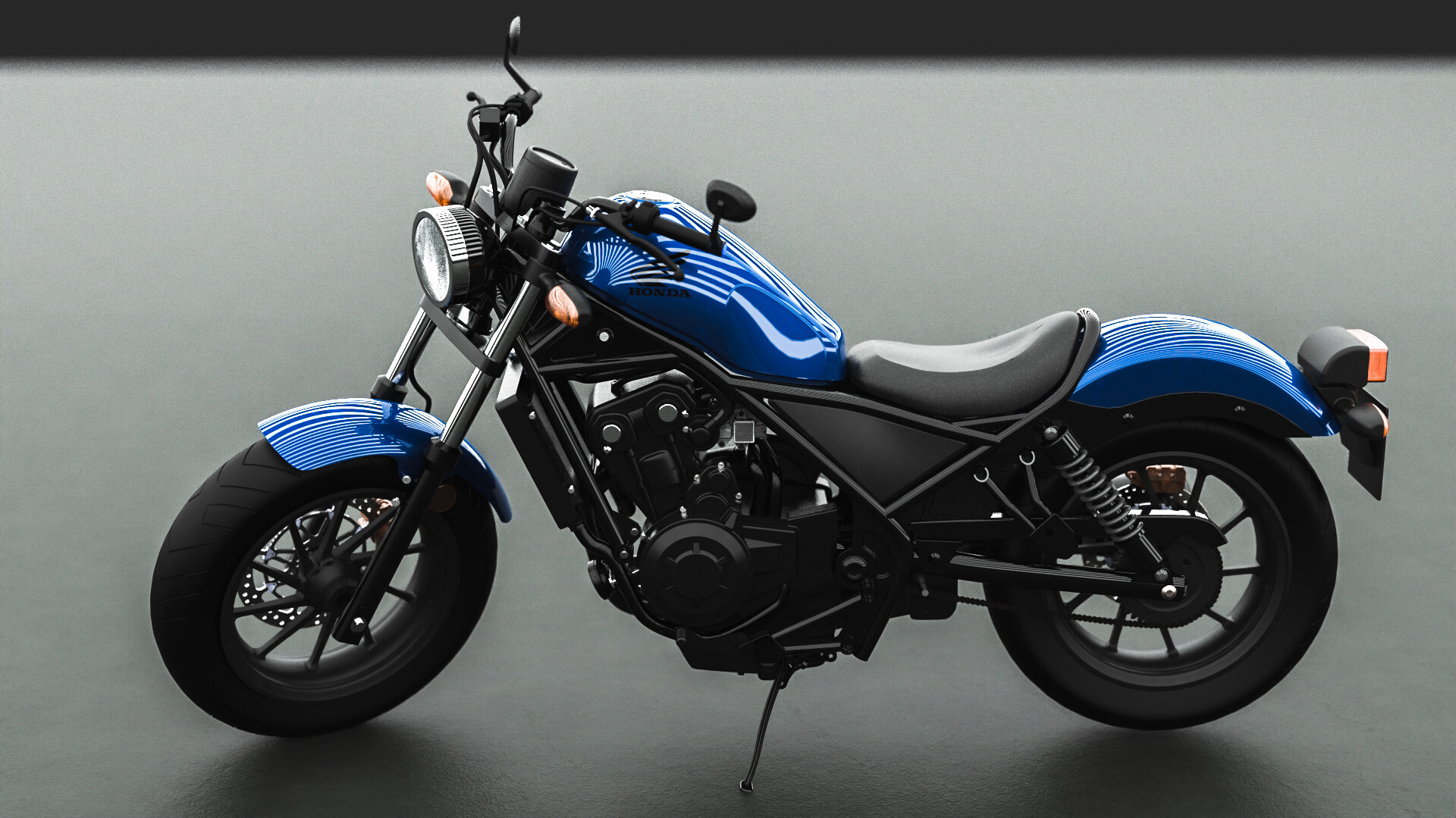 Honda rebel deals 500 blue