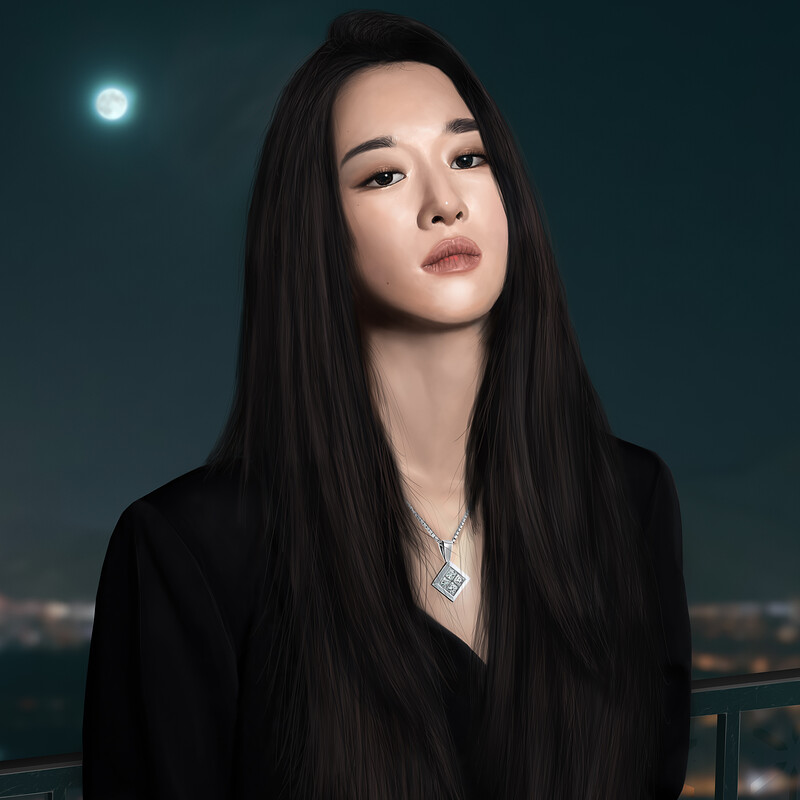 Seo Yea-ji - Digital Portrait Study (Photoshop)