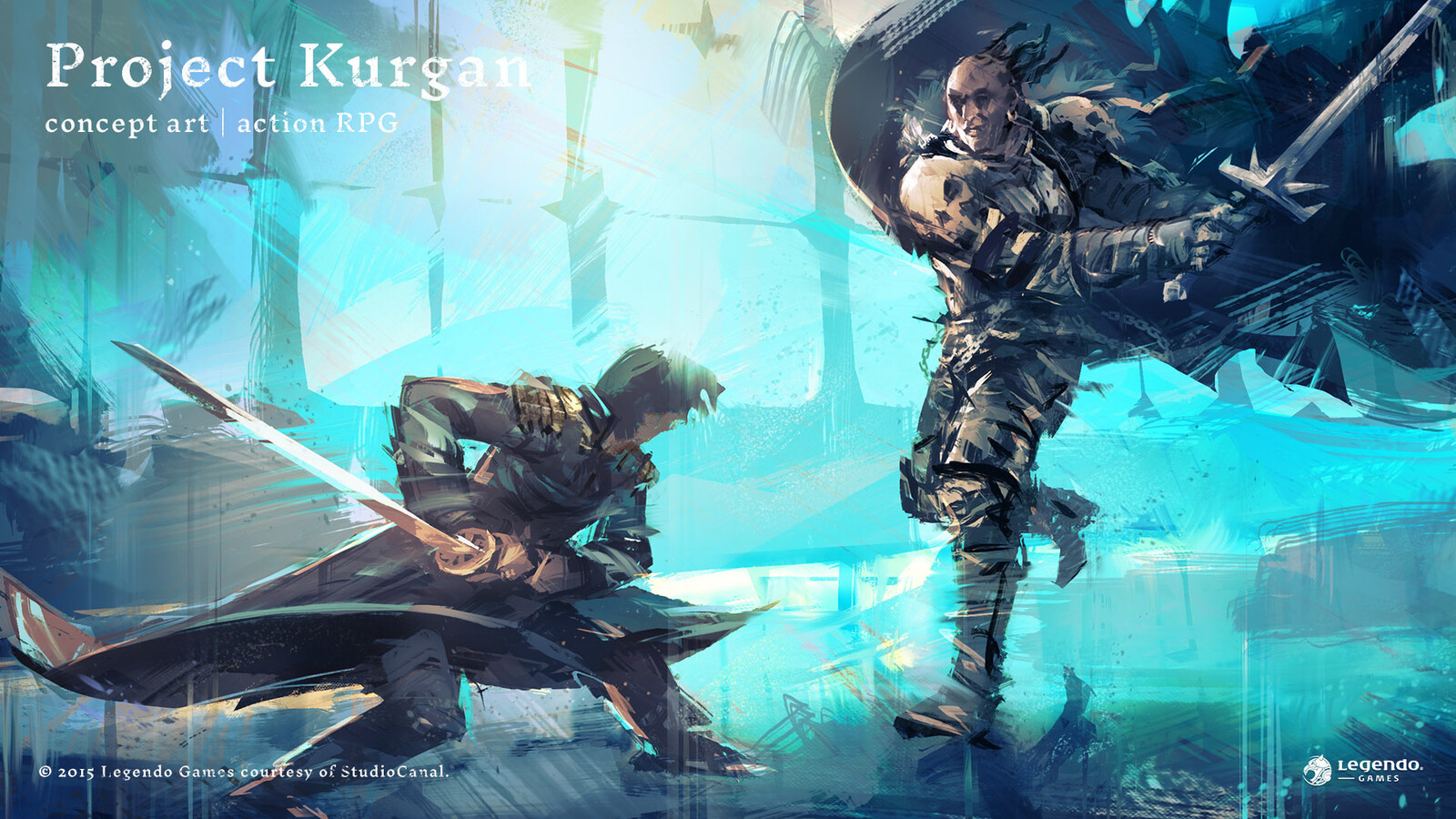 Canceled in 2015. Project Kurgan (Highlander) action RPG concept art by J. Otto Szatmari for Legendo Games.