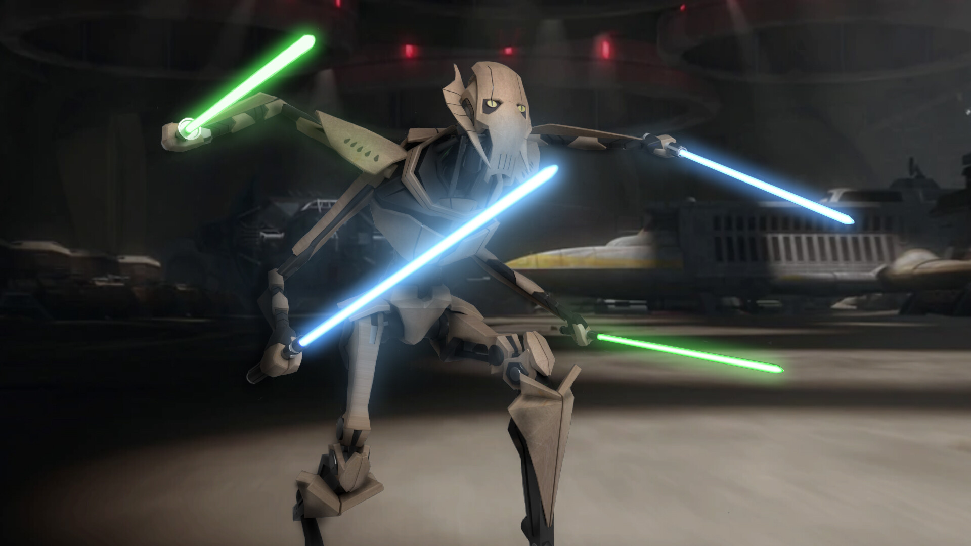 ArtStation - General Grievous vs Jedis Star Wars fan art