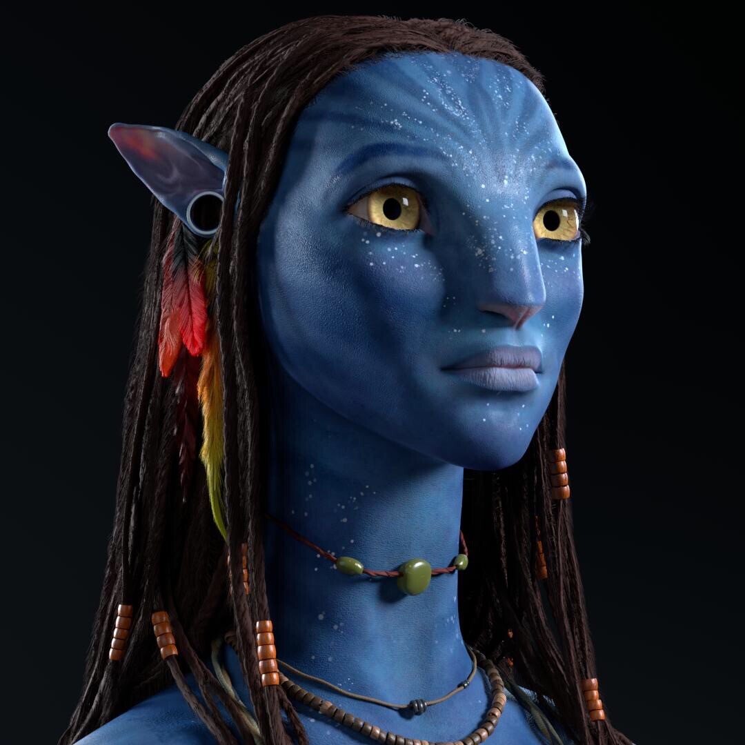 Clm (Climax) 158cm Alien Avatar Elf Custom Blue Skin Special