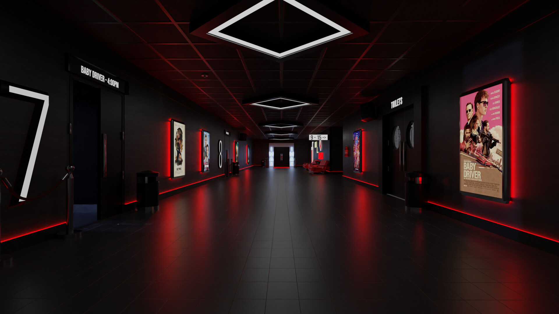 ArtStation Cinema Corridor