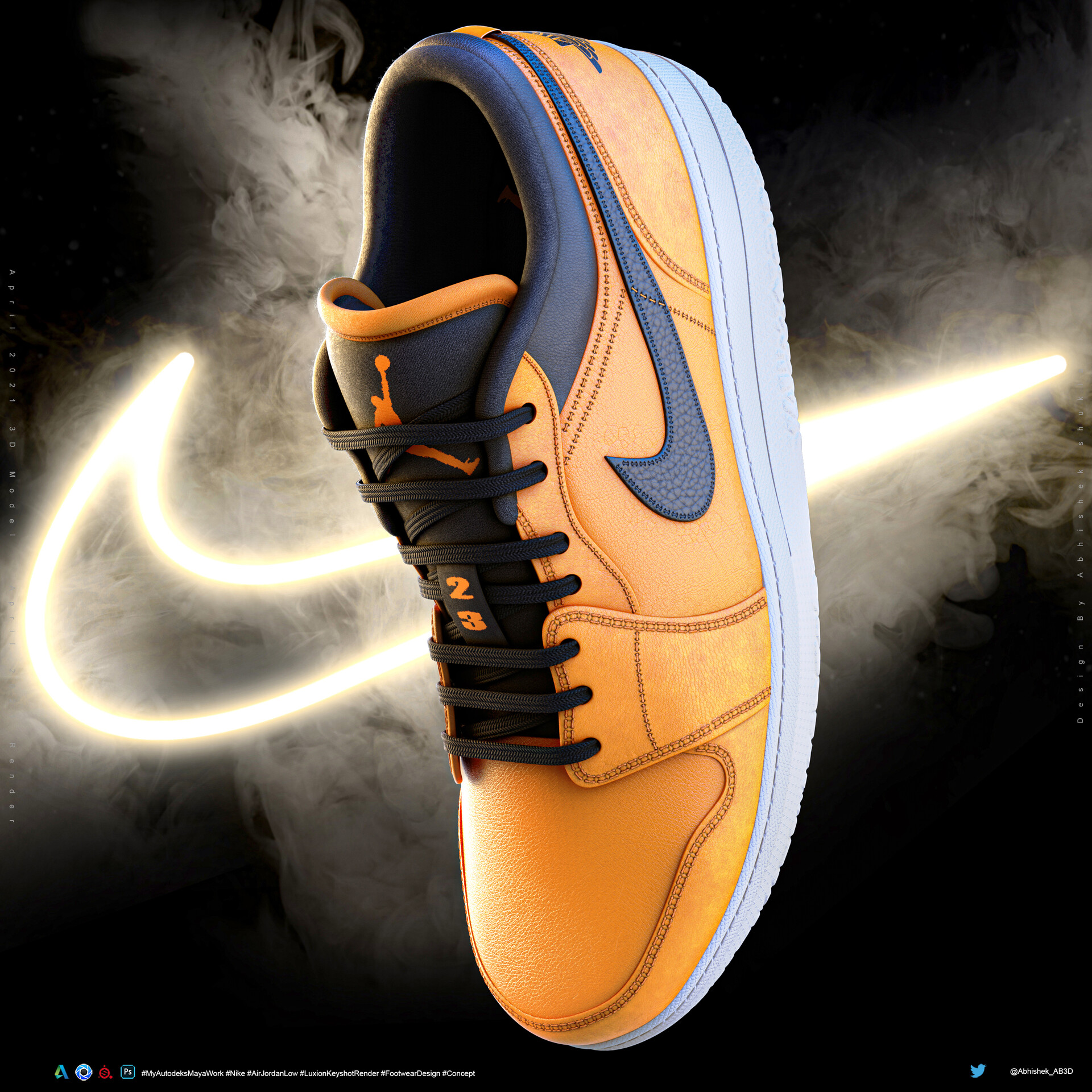 nike air jordan low yellow