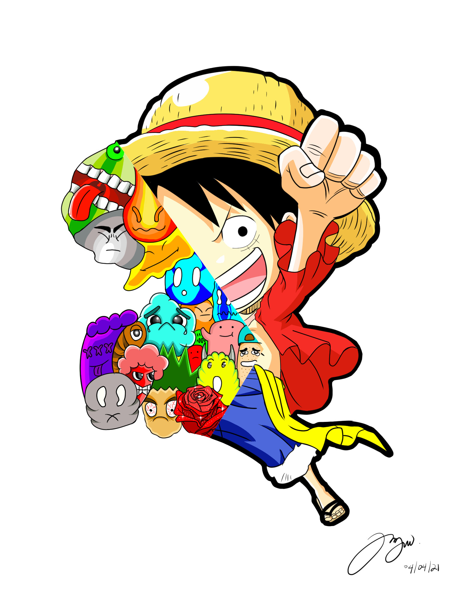 ArtStation one piece doodles