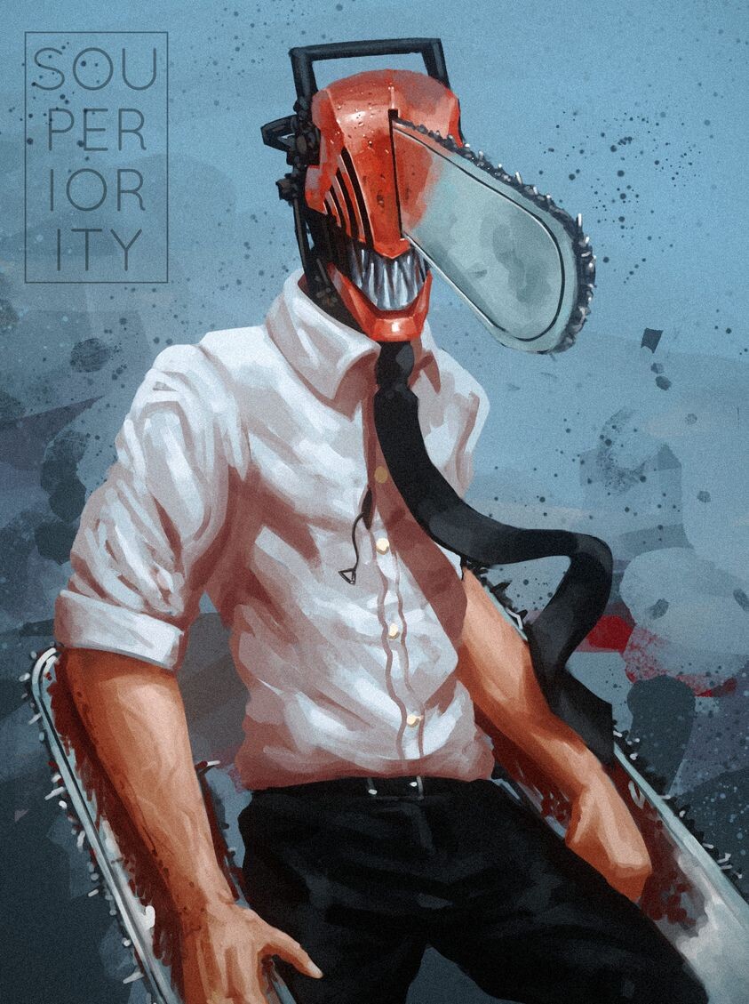The character is from the famous Japanese Manga; Chainsaw Man, by Tatsuki F...