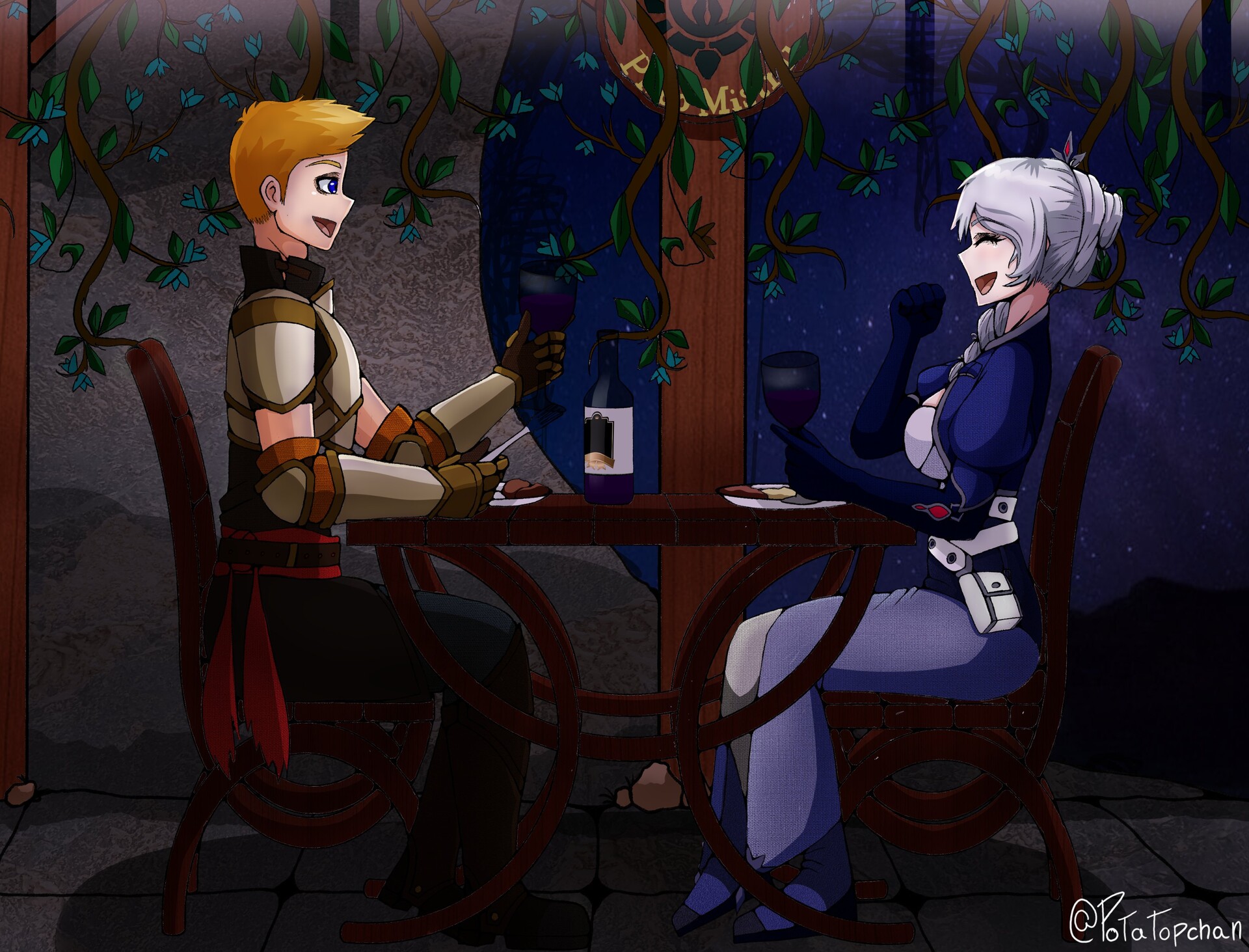 Rwby Jaune And Weiss