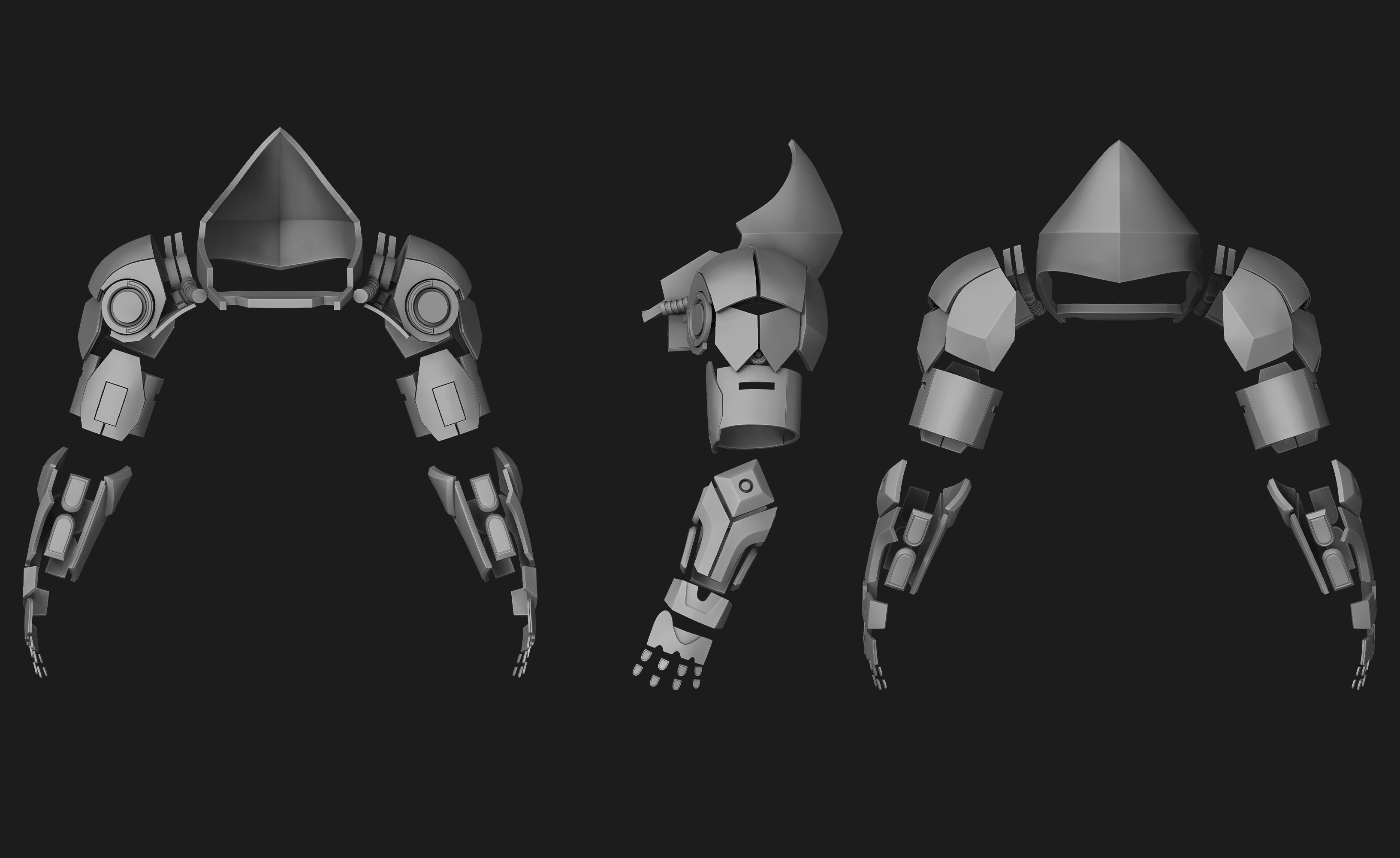 Arms High Poly