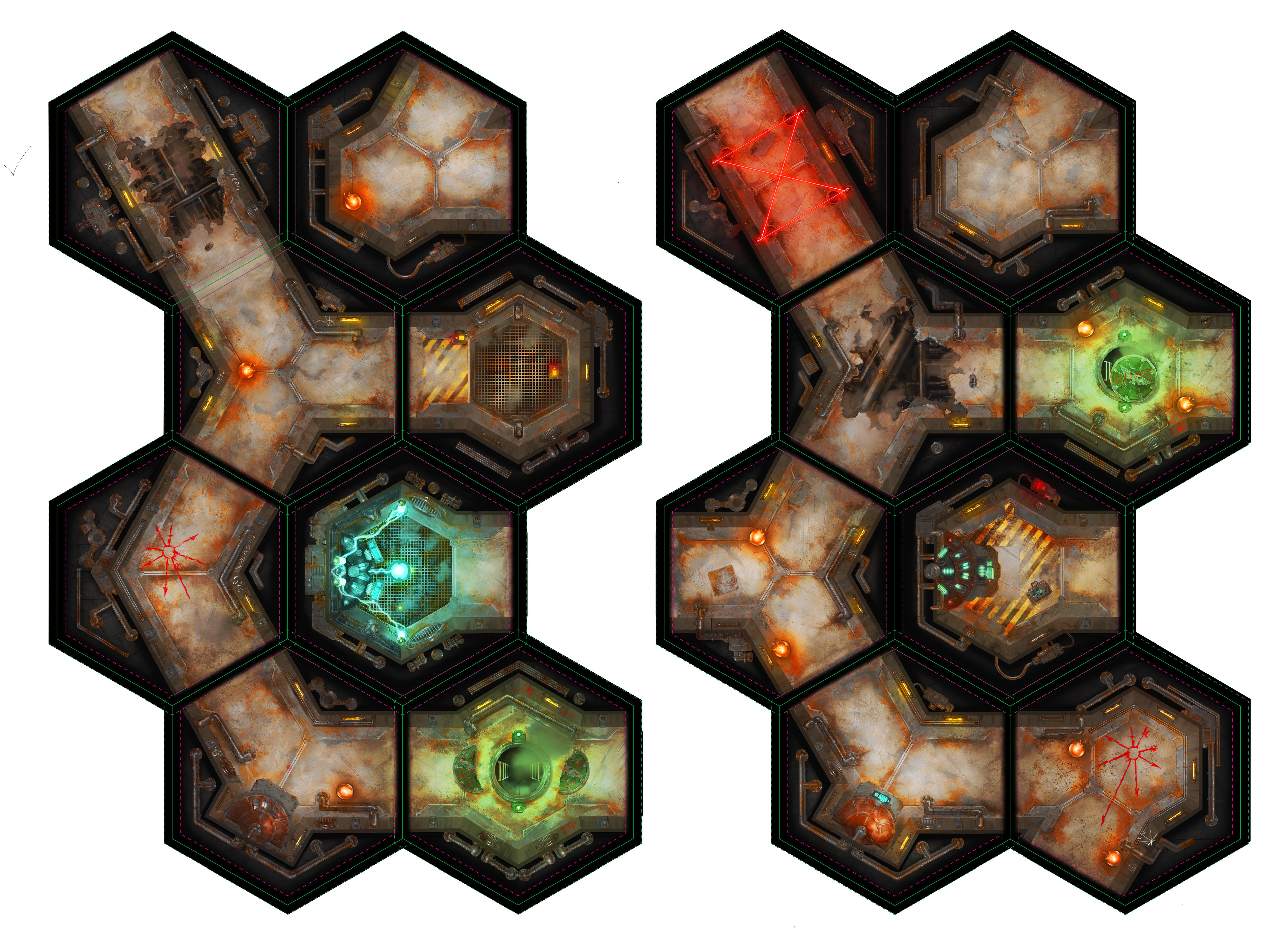 Space Marine Adventures Doomsday Countdown Board, well half of them