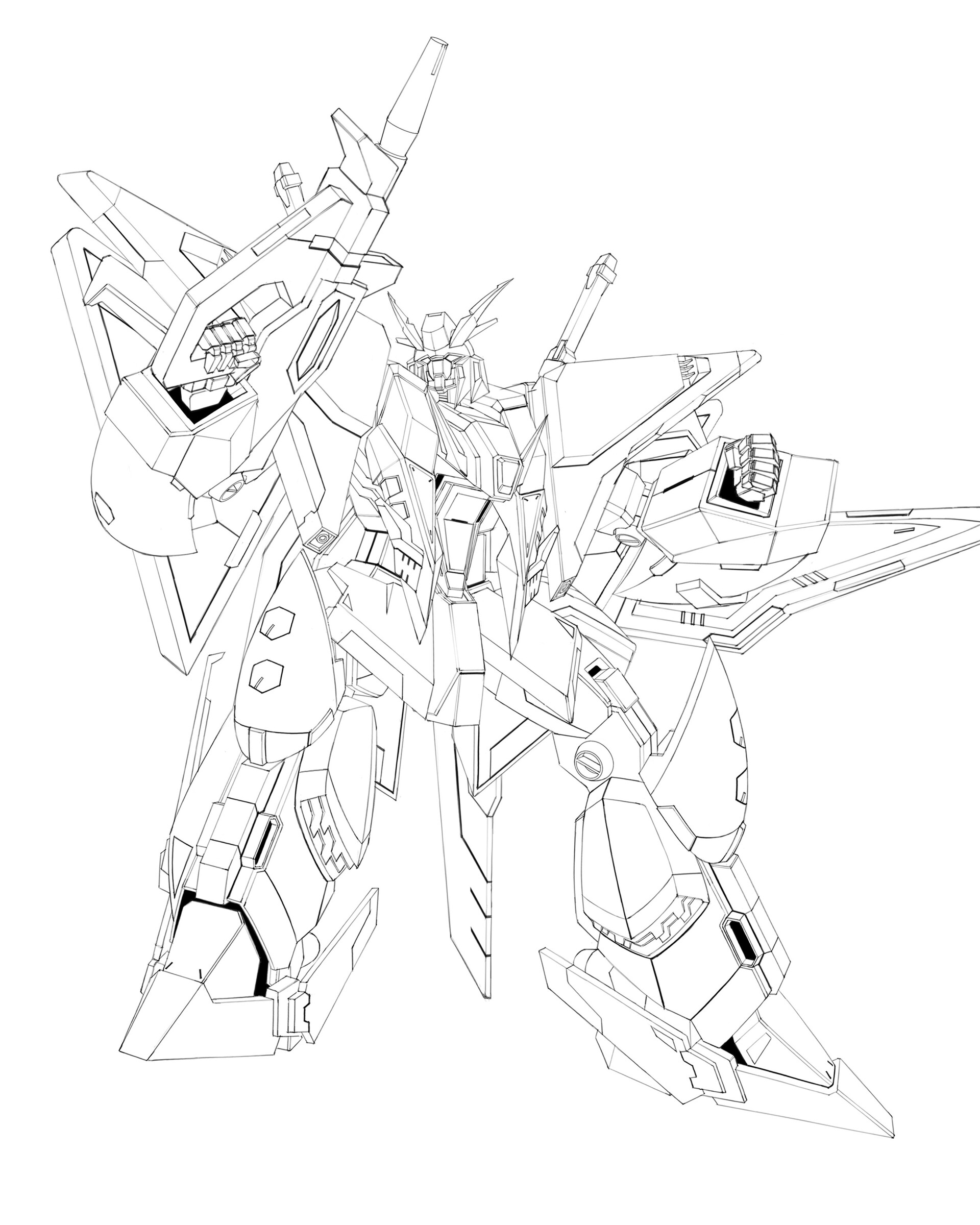 Febrianto Ramdhani Rx 105 Xi Gundam Fanart