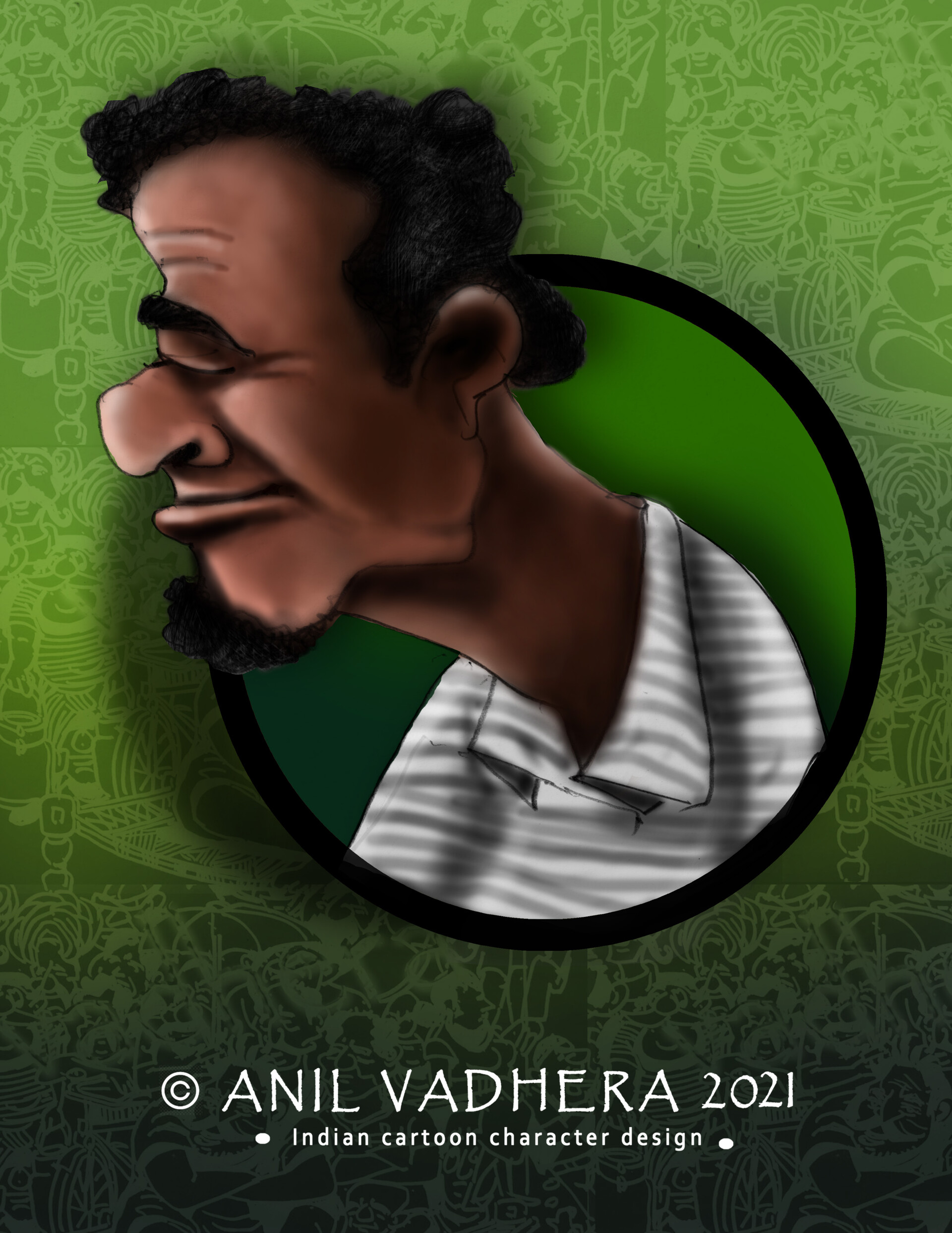 ArtStation - Indian Common Man Cartoon Character