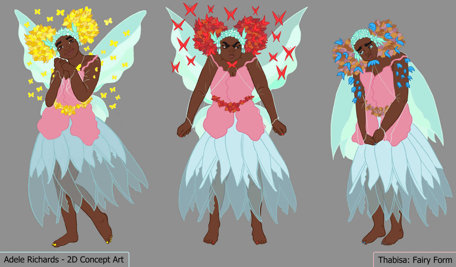 Fairy Version with Flat Colours.