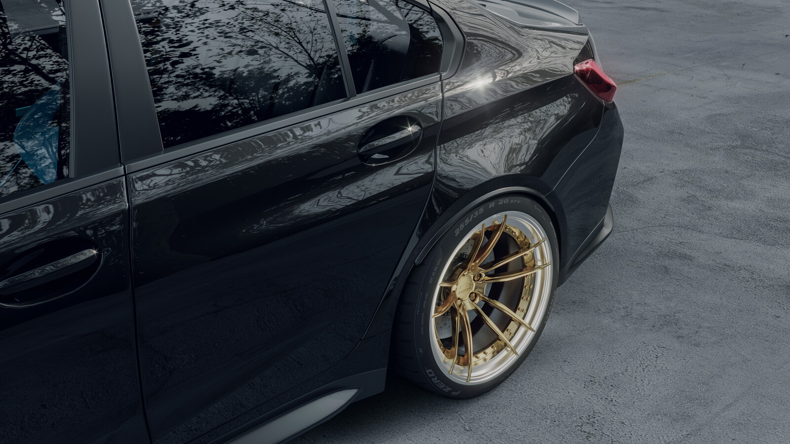 BMW M3 G80  Stanced with custom rims  CS F6