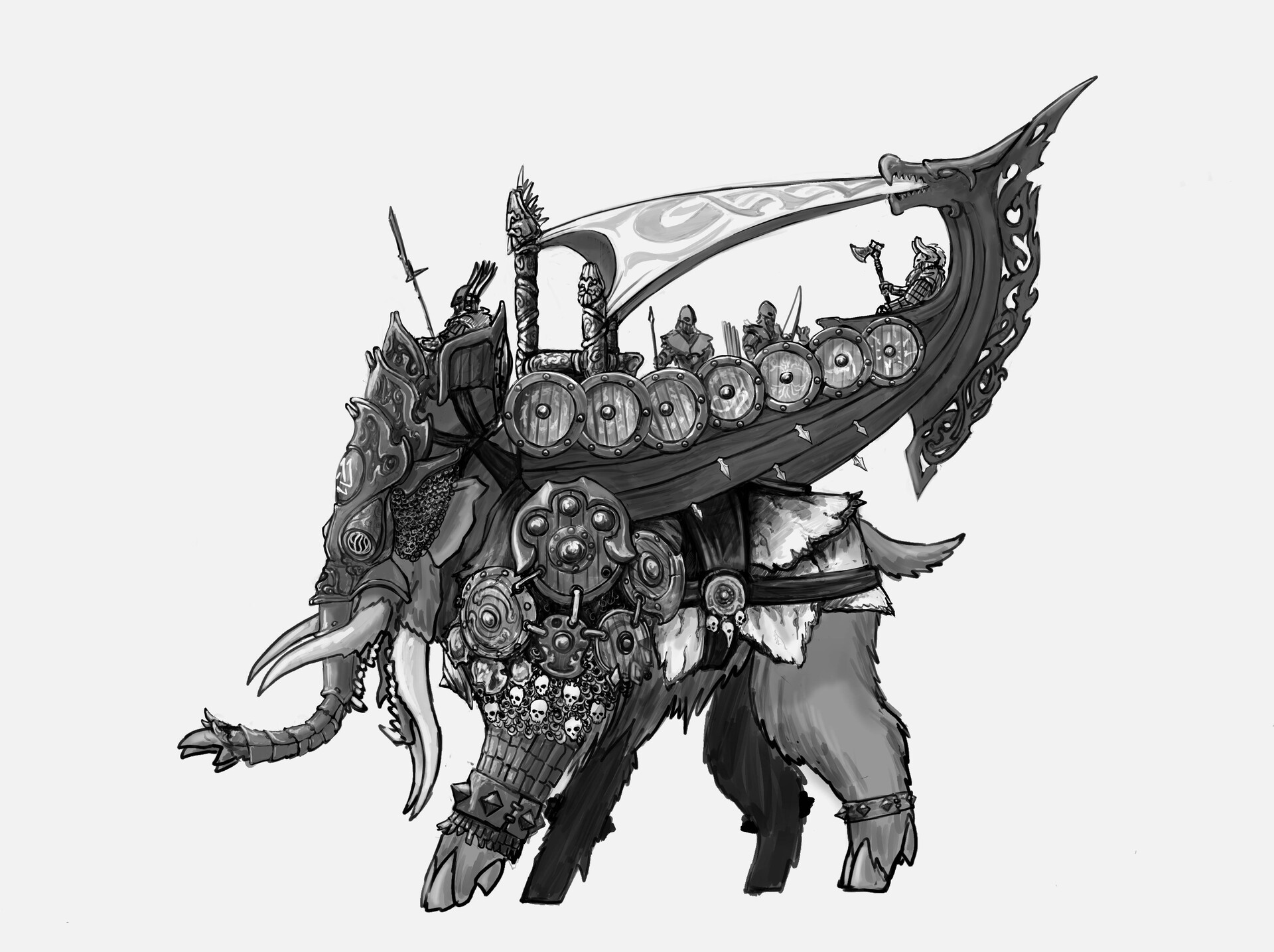 ArtStation - Varyag War Mammoth