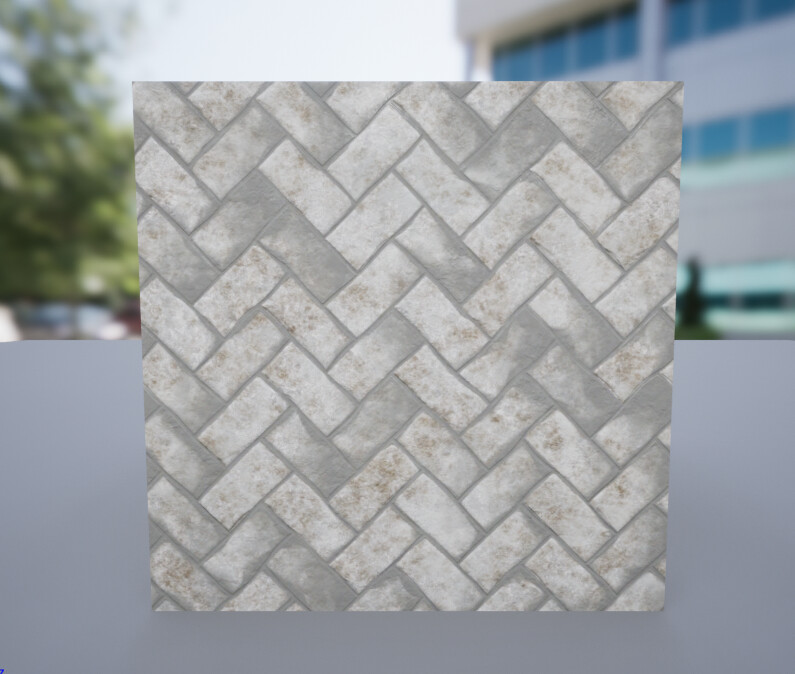 Herringbone texture.