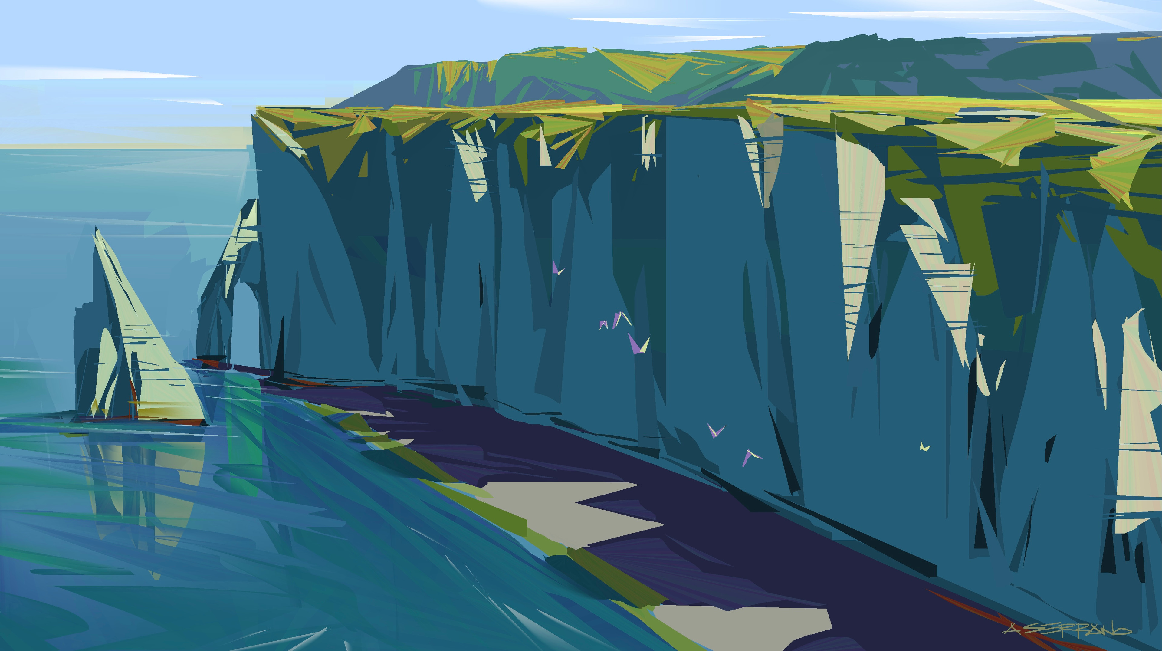 White Chalk Cliffs