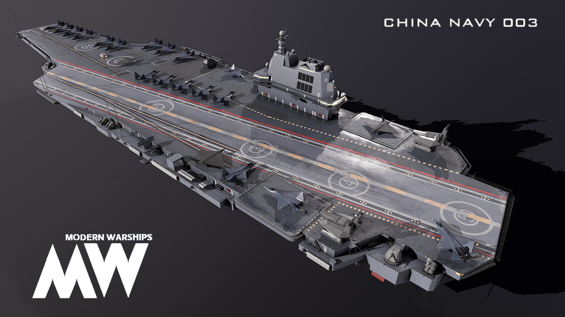 Artstation China Navy 003 Type 003 Nnm