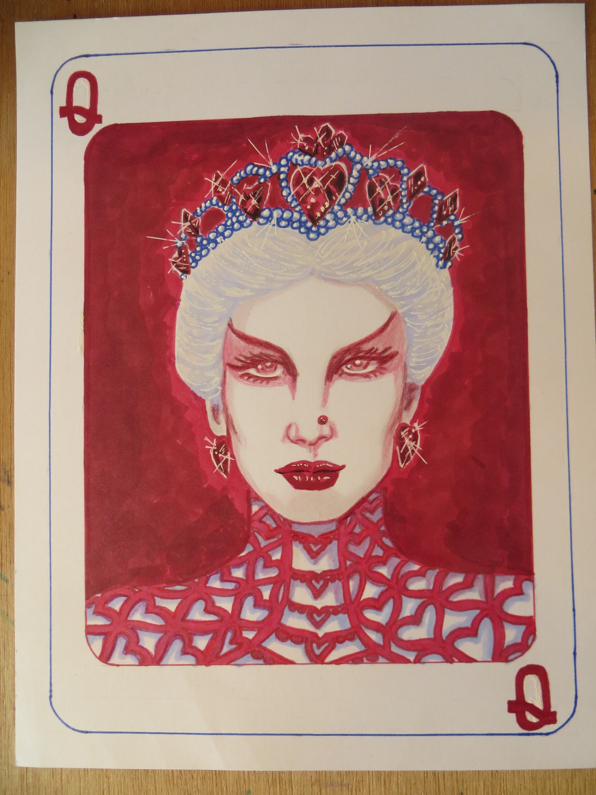 ArtStation Red Queen Of Hearts