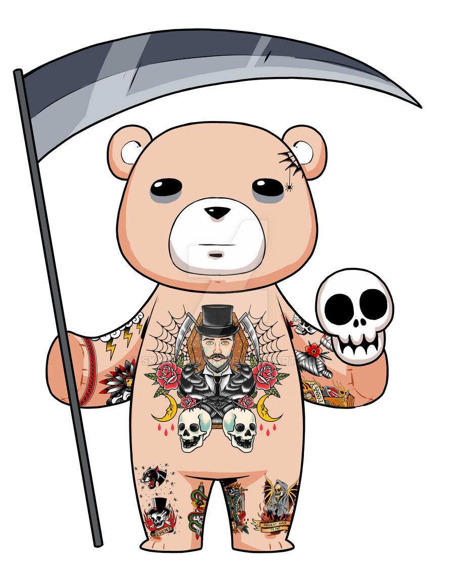 Teddy bear tattoos
