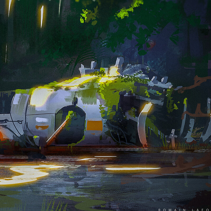 wrecked plane