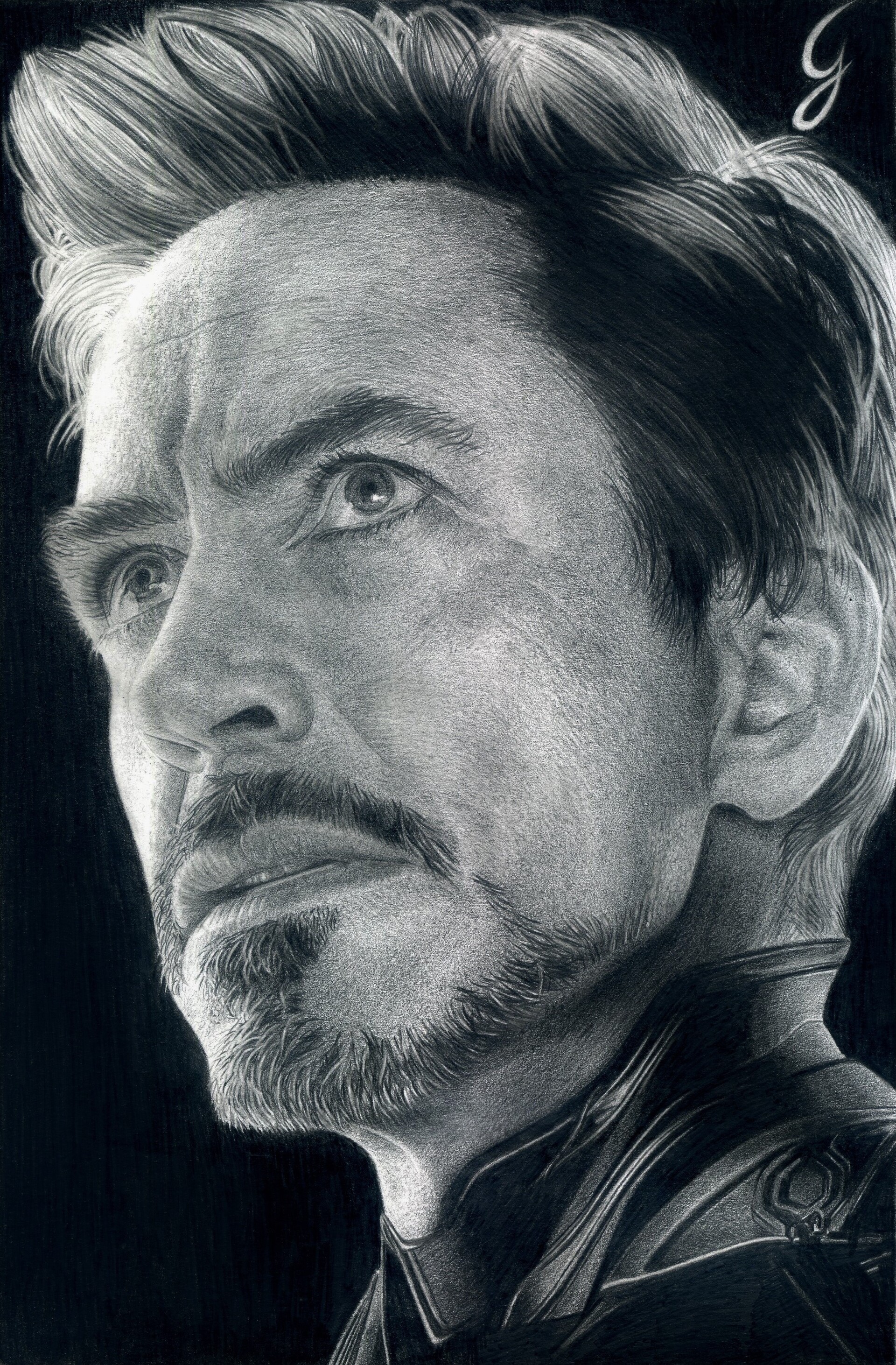 Iron Man – Tony Stark Drawing - Drawing Skill