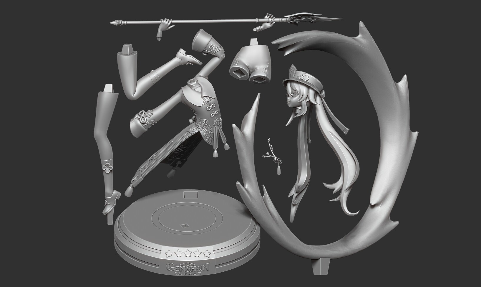 Фигура ху тао. Ху тао геншин. Аниме фигурки геншин импакт 3д. Ху тао геншин импакт. Ху тао 3д.