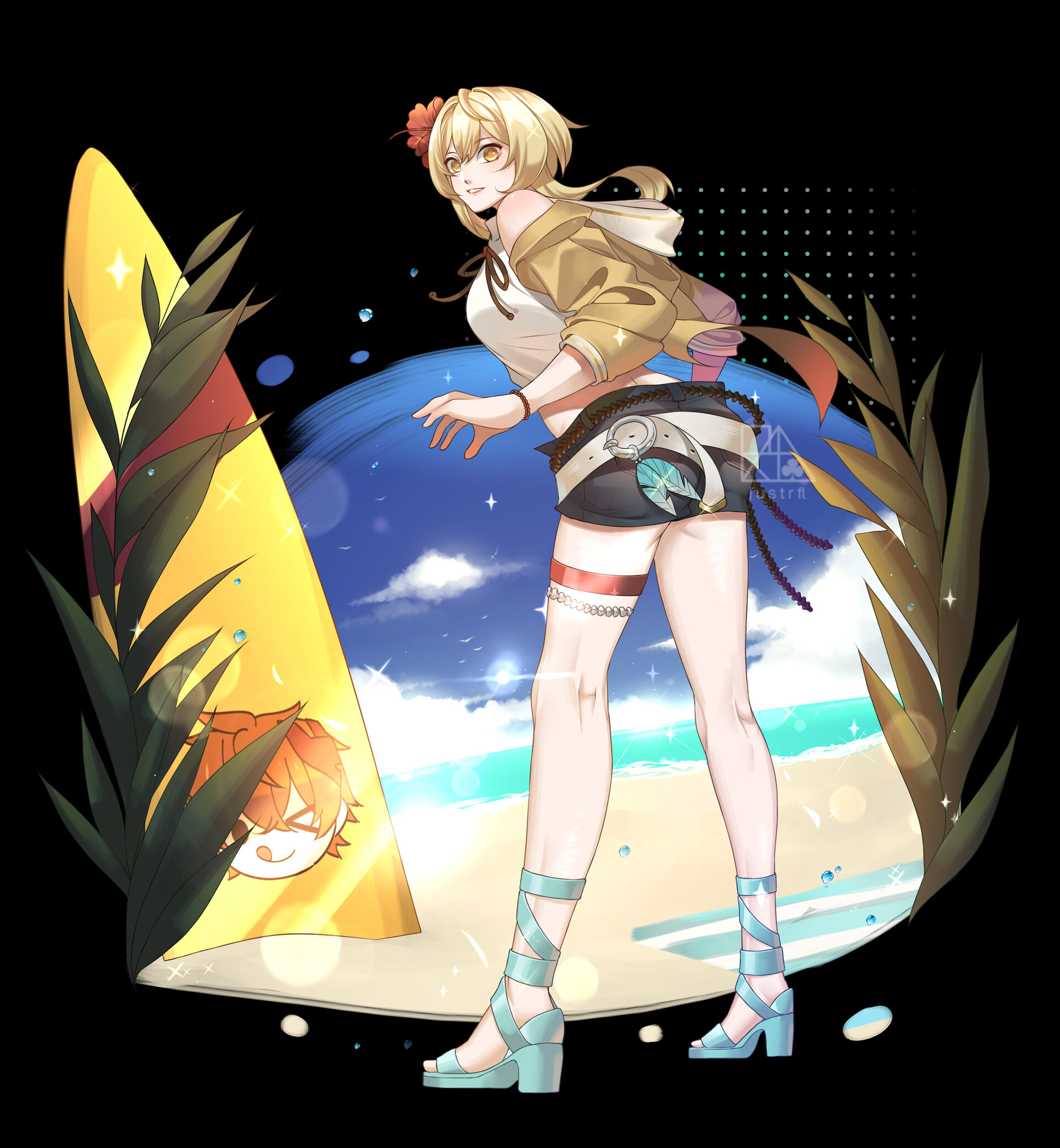 ArtStation Genshin Lumine Summer Skin