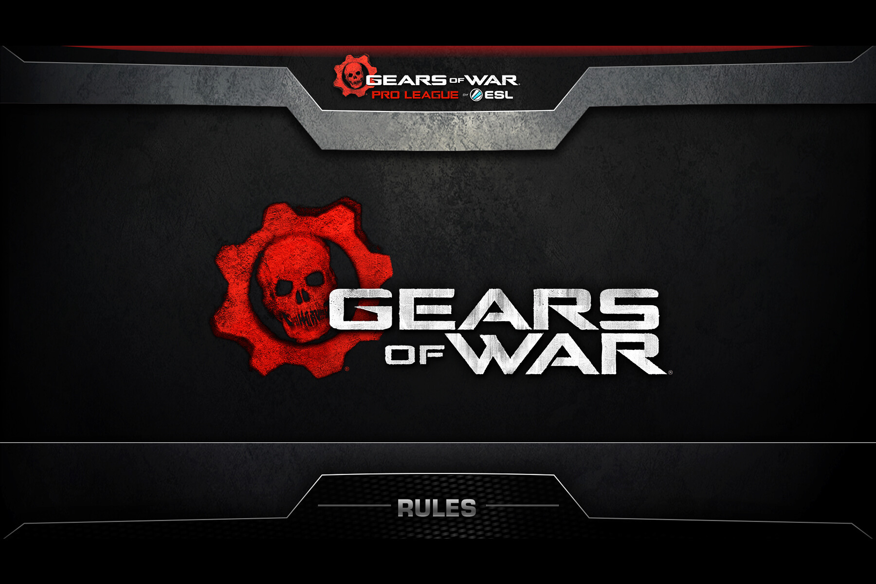 Artstation - Gears Of War Pro League - Broadcast Graphic Design