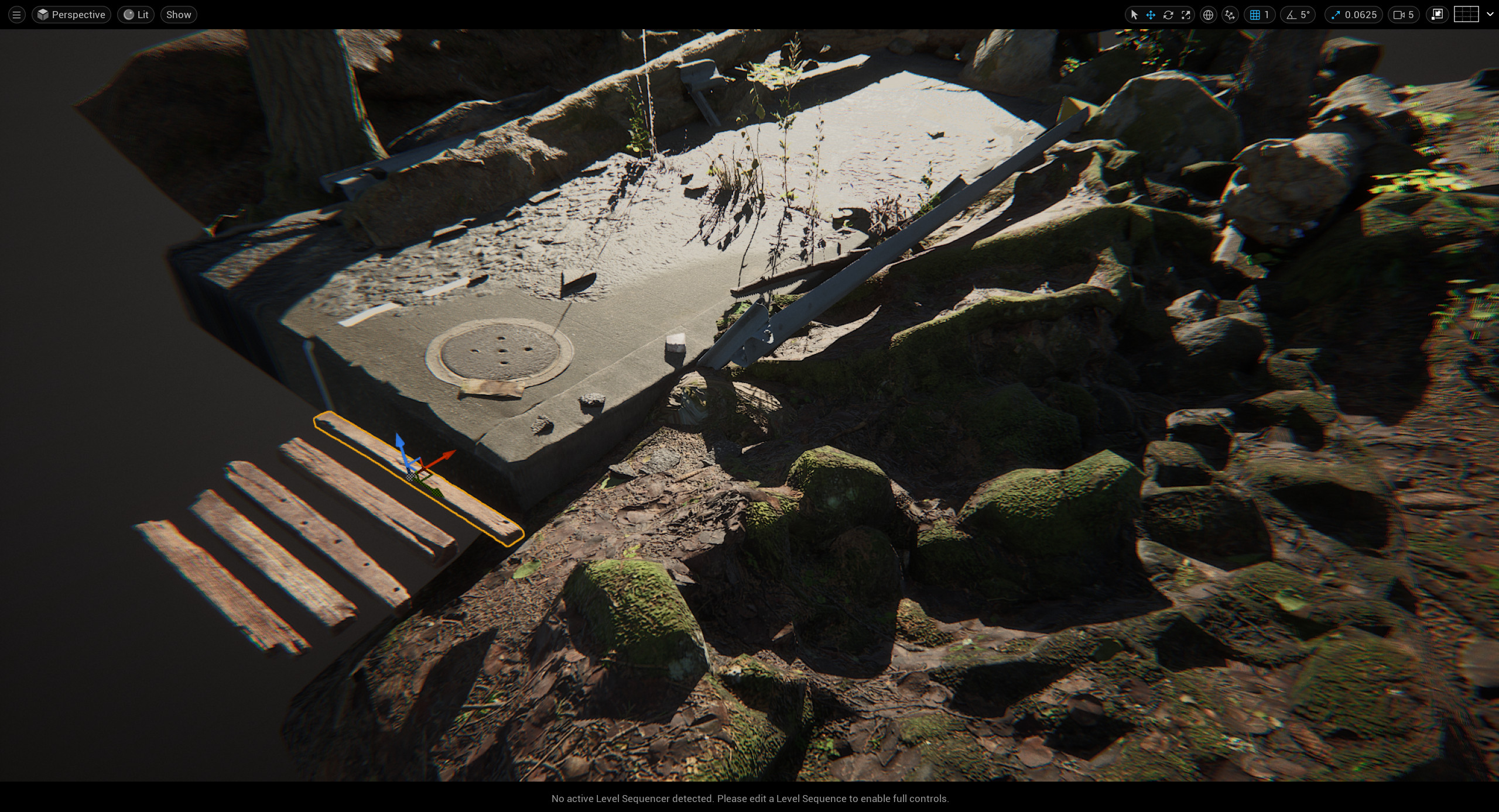 WIP 3. Set dressing. 