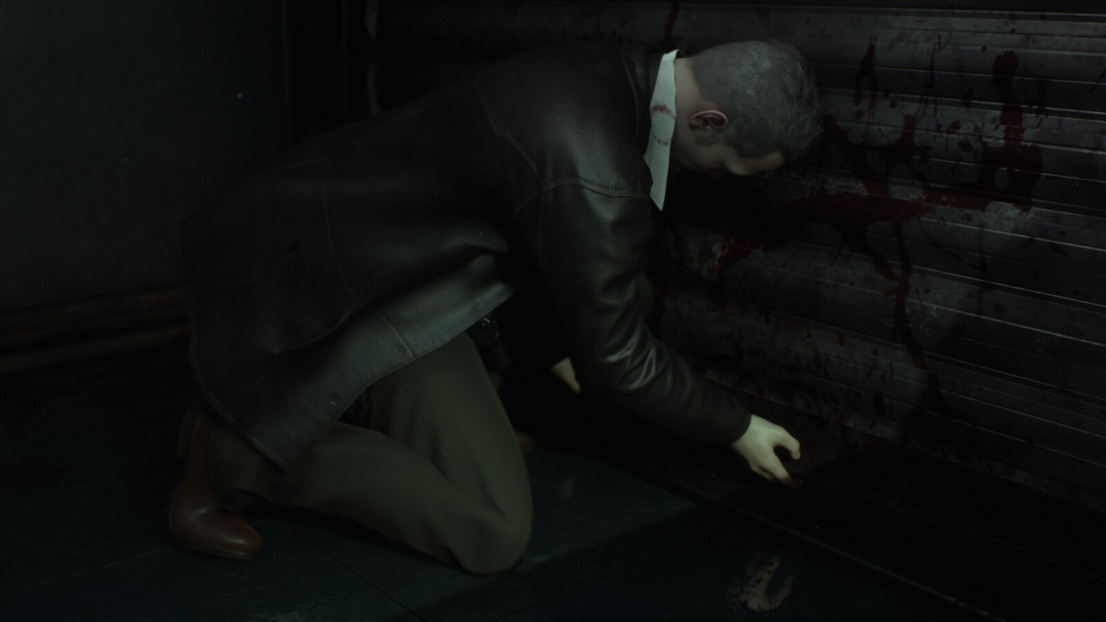 Screenshot in RE 2 with modification