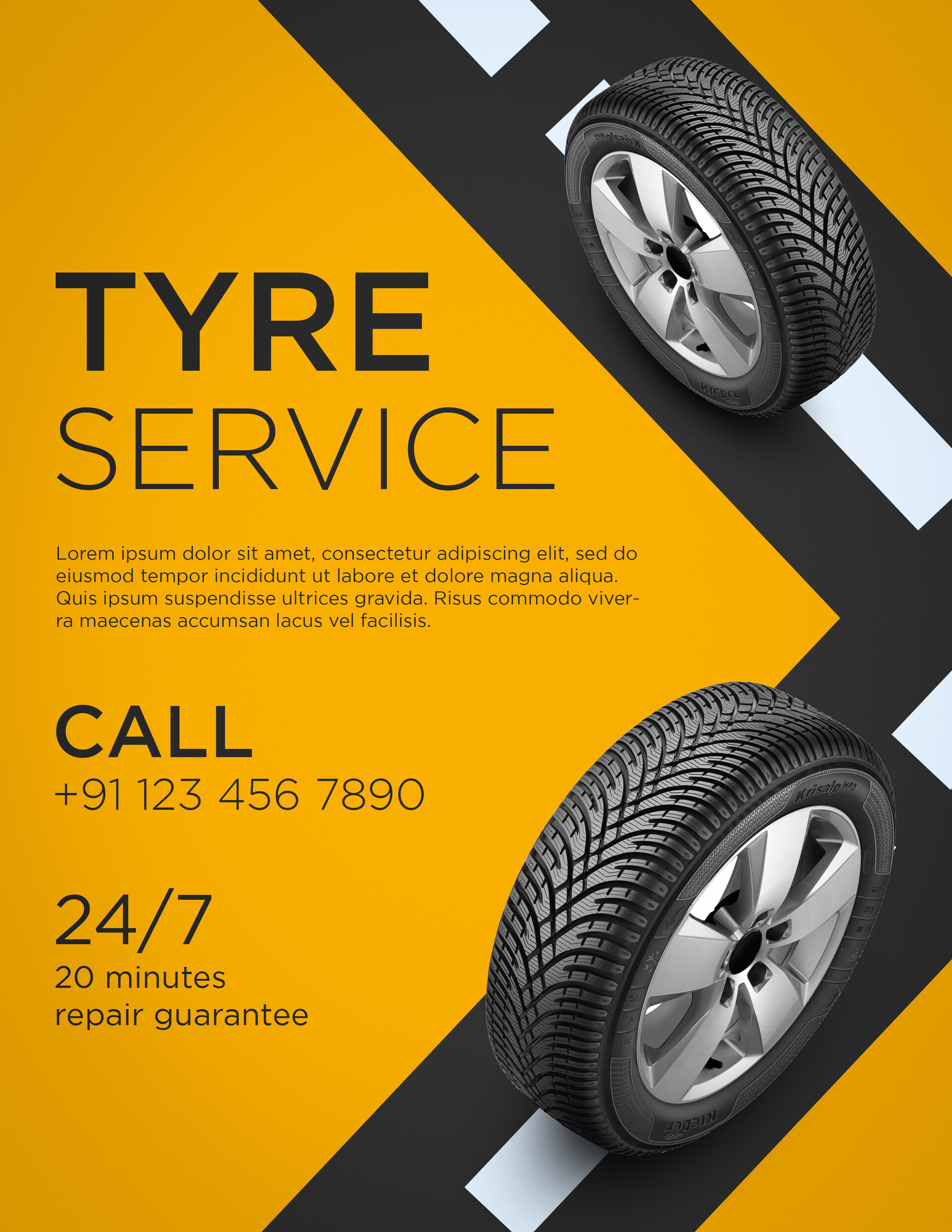 rnj-advertisement-studio-tyre-service-poster