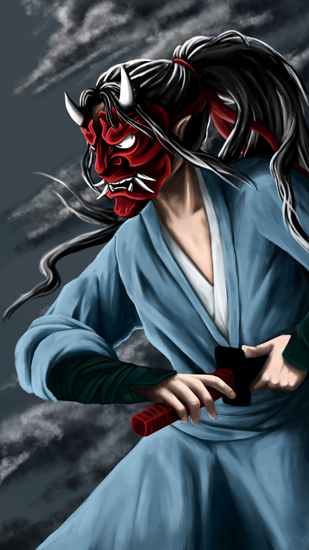 ArtStation - Demon Samurai