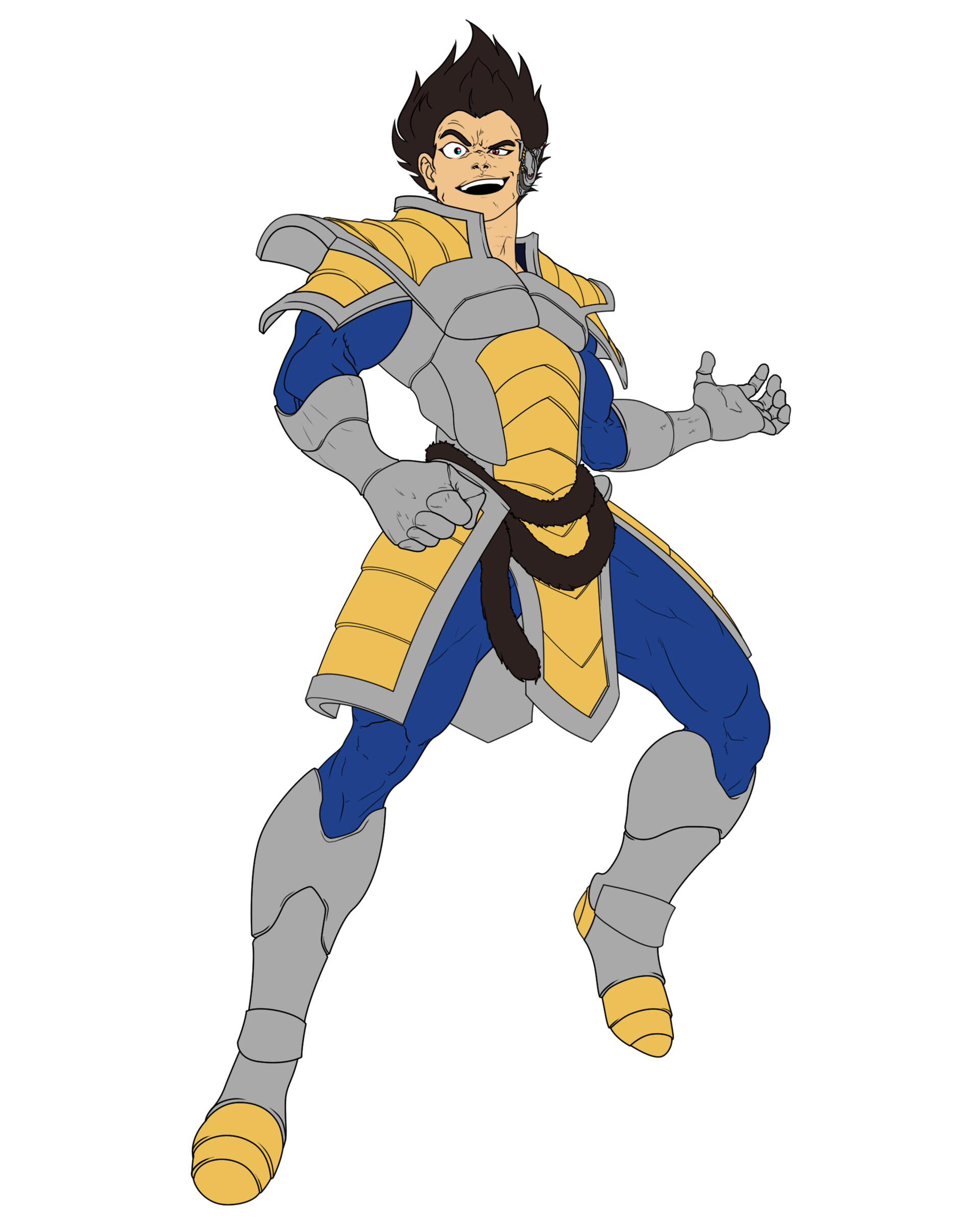 ArtStation The Prince of All Saiyans!