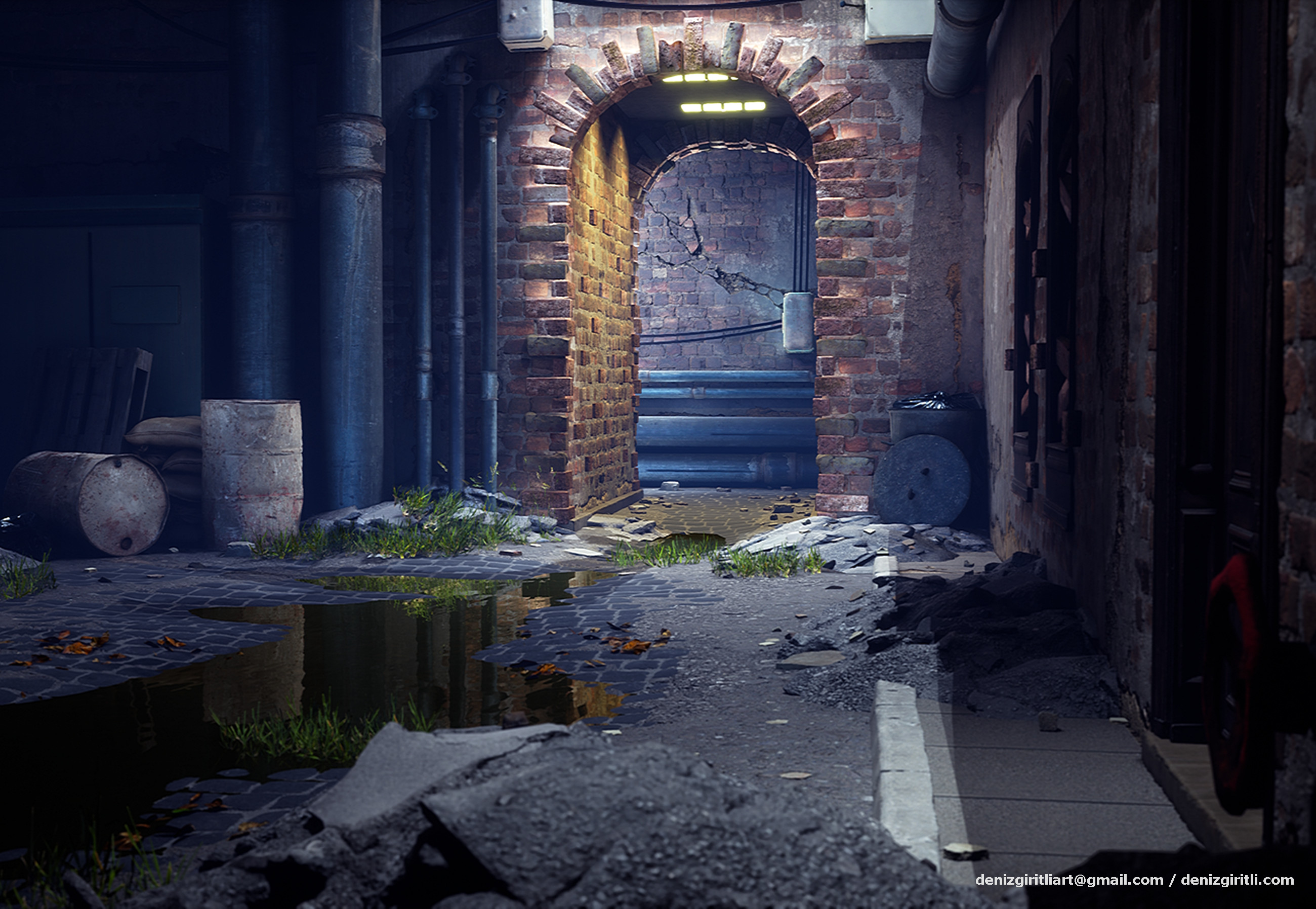 Deniz Giritli - Abandoned Alley - Unreal Engine
