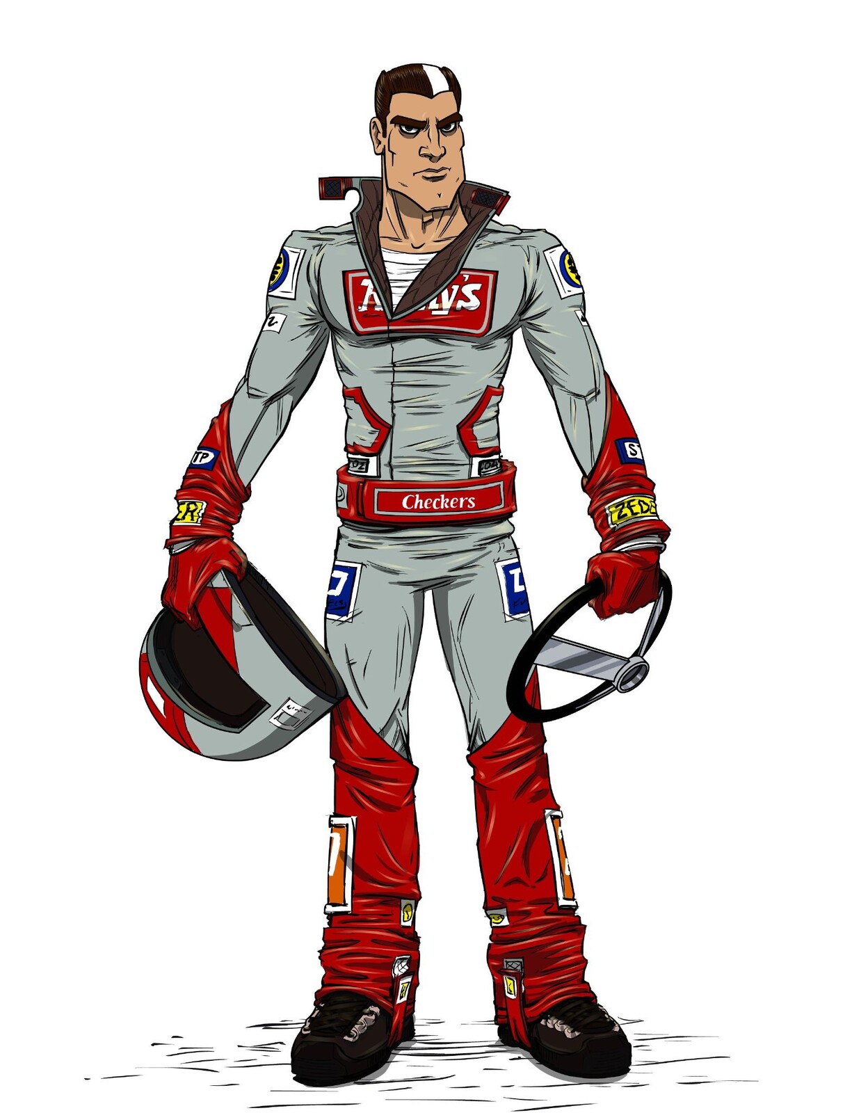 Character Design for NASCAR COMICS