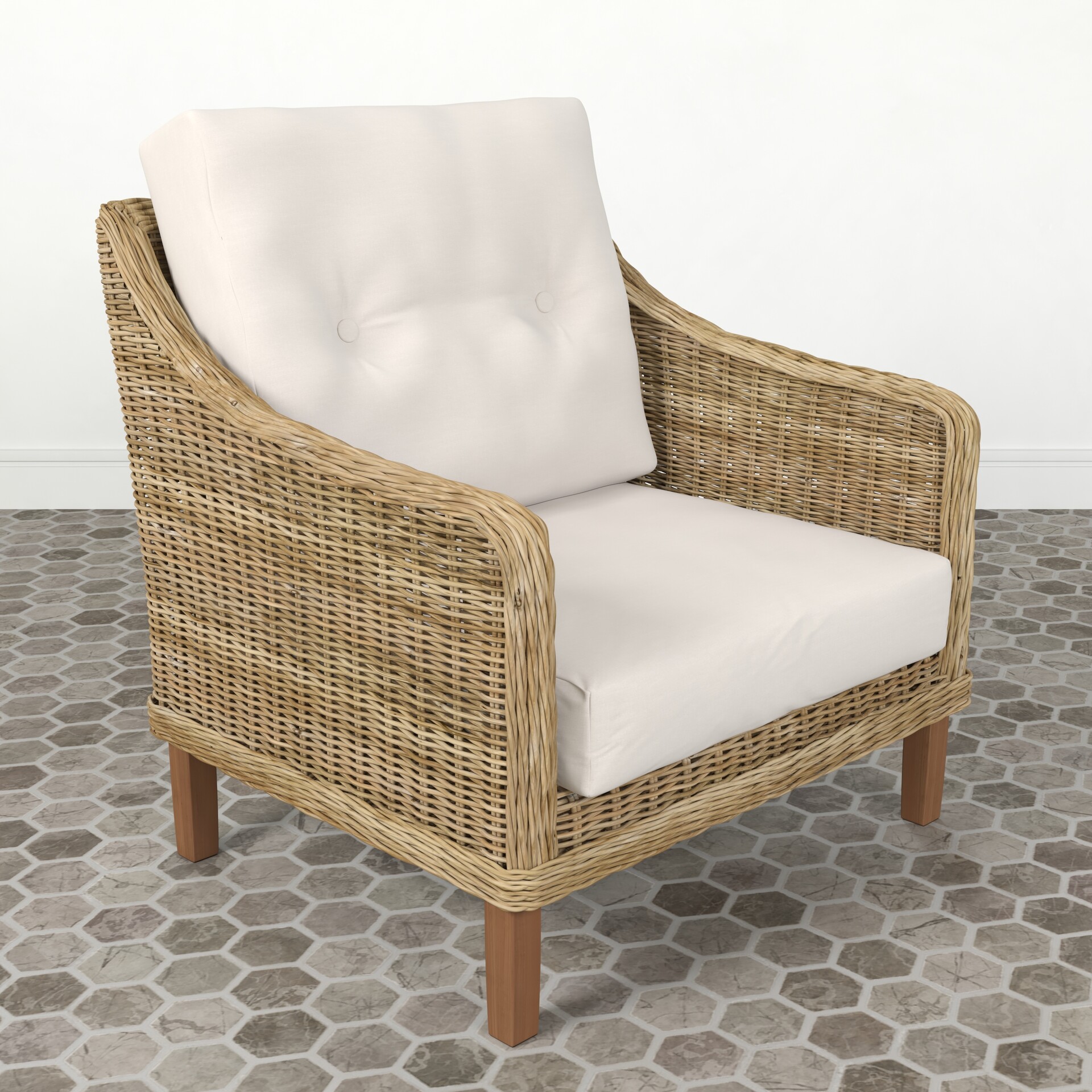 ArtStation Rattan Club Chair