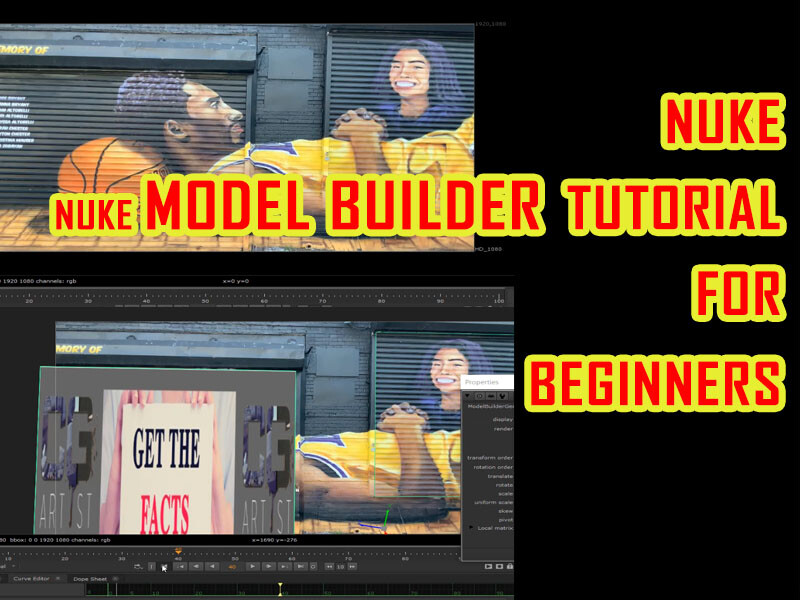 ArtStation camera tracker and model builder nuke model builder