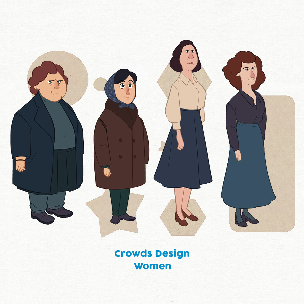 Despite the similarity of their costumes, I have tried to create contrasts and differences in tones that give interest to an apparently desaturated city. In the end, it is in the people where the life of the city is. 
