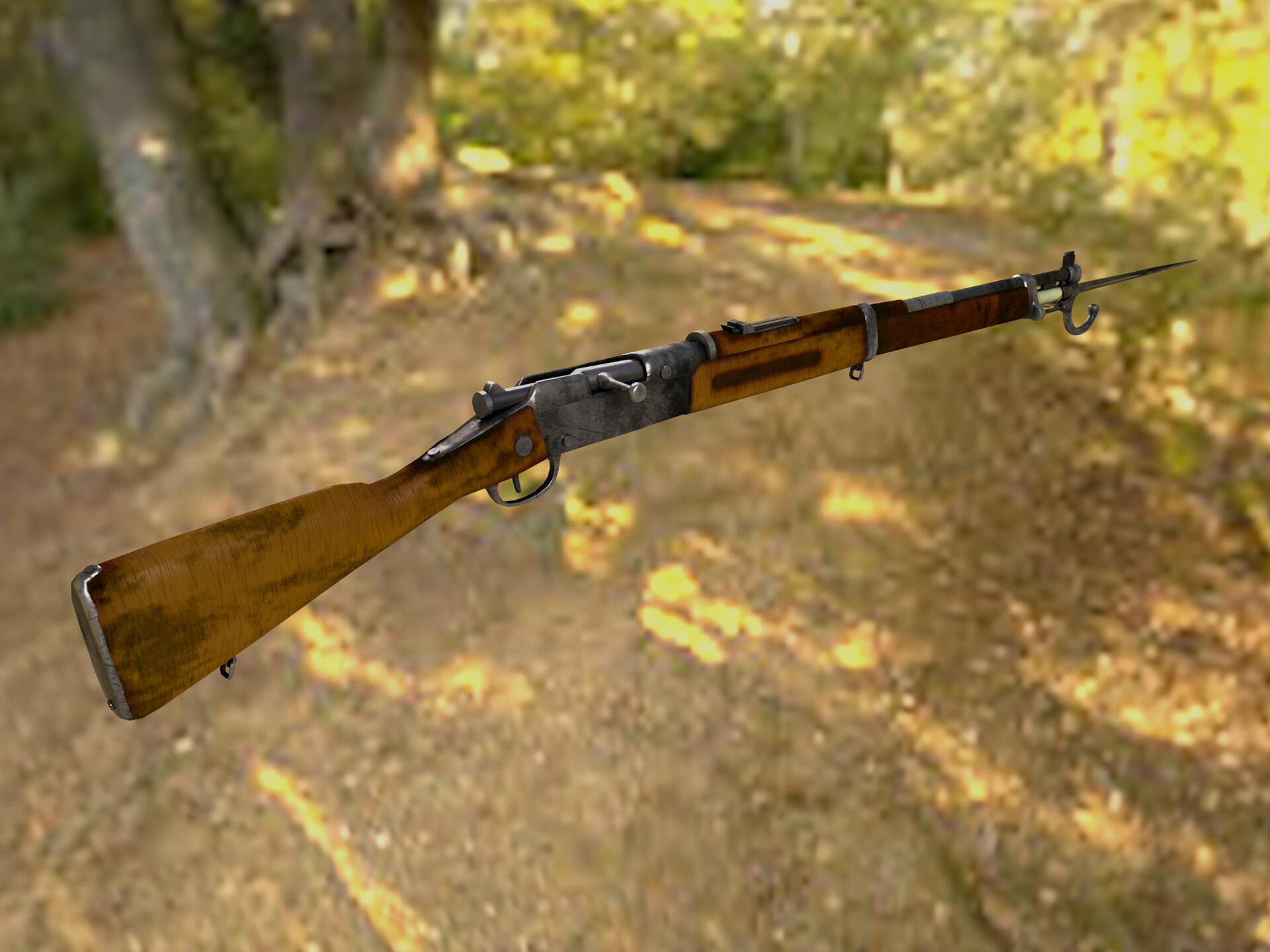 ArtStation - Lebel 1886 Rifle