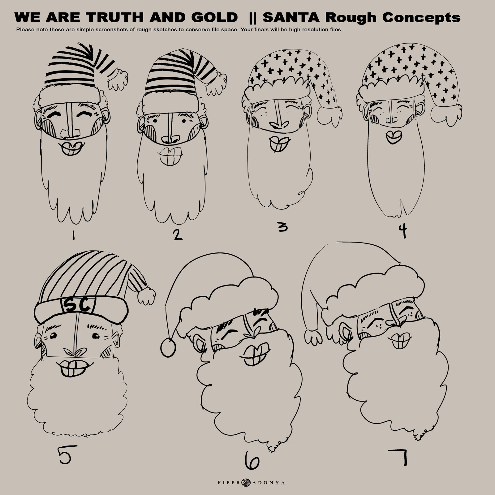 Santa options.