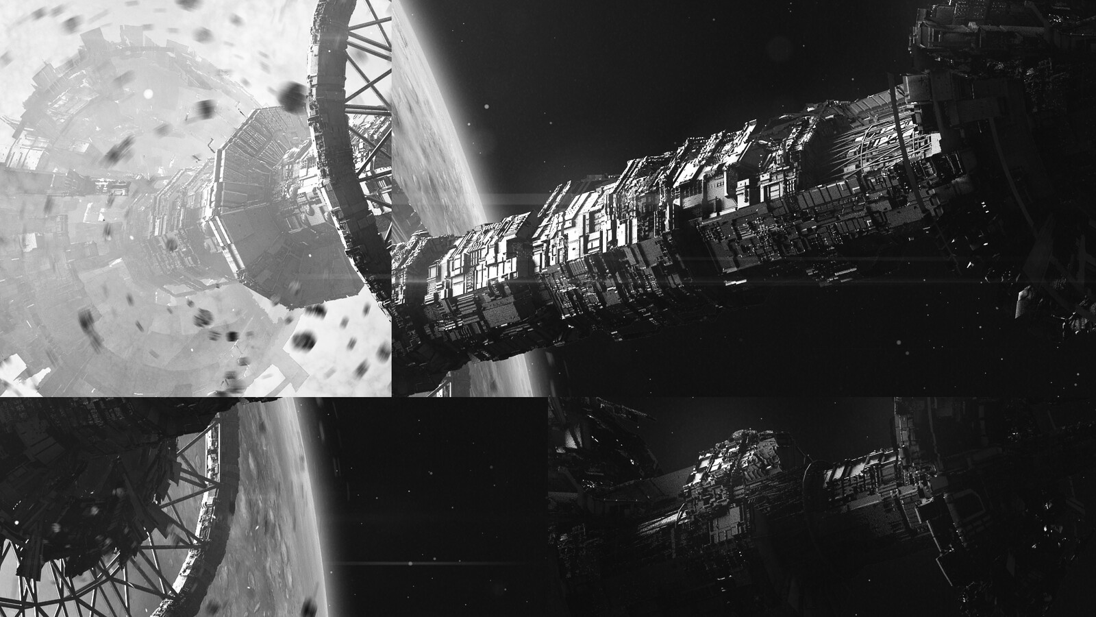 Dark Matter - details of the original size 4K.