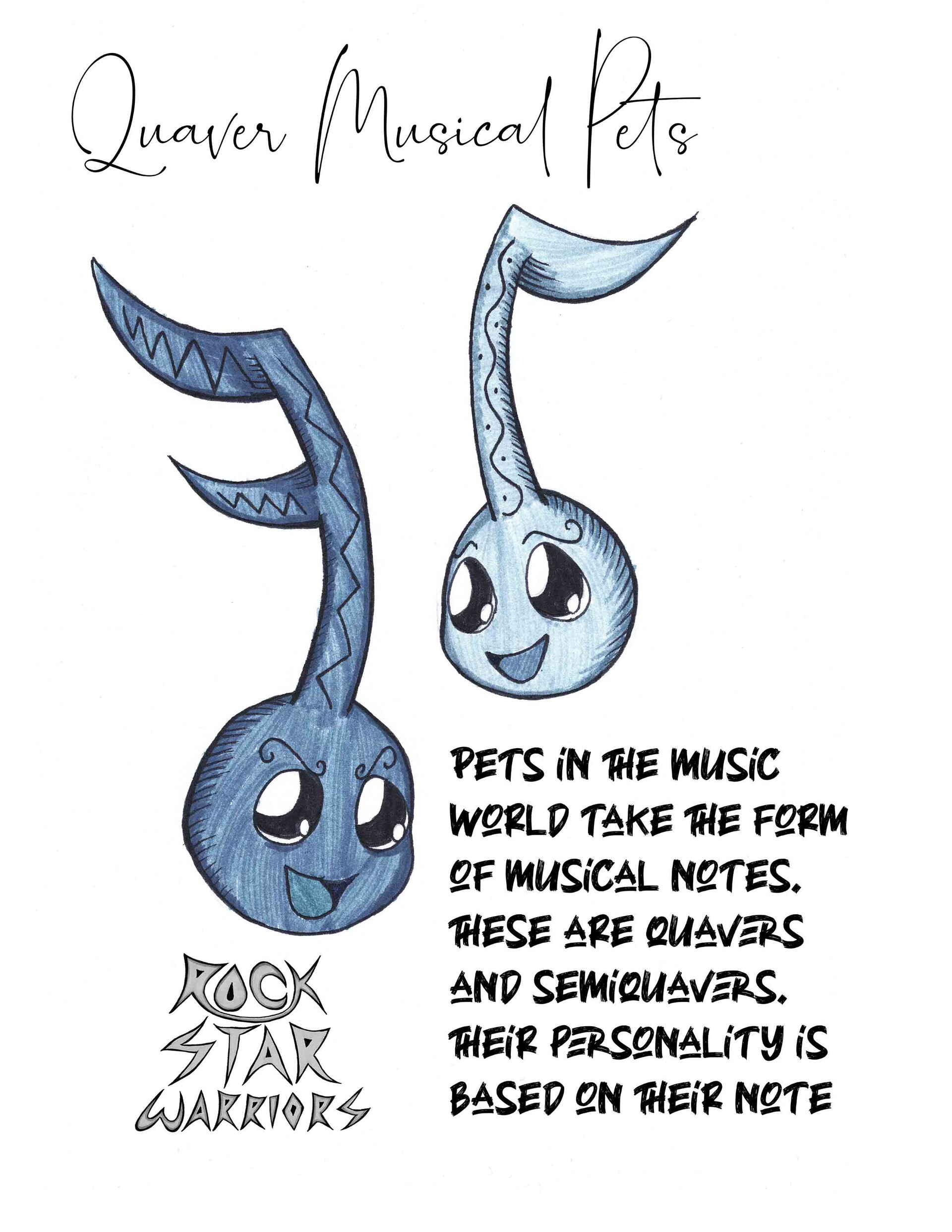 Bati Cruz Rock Star Warriors Quaver Musical Pets
