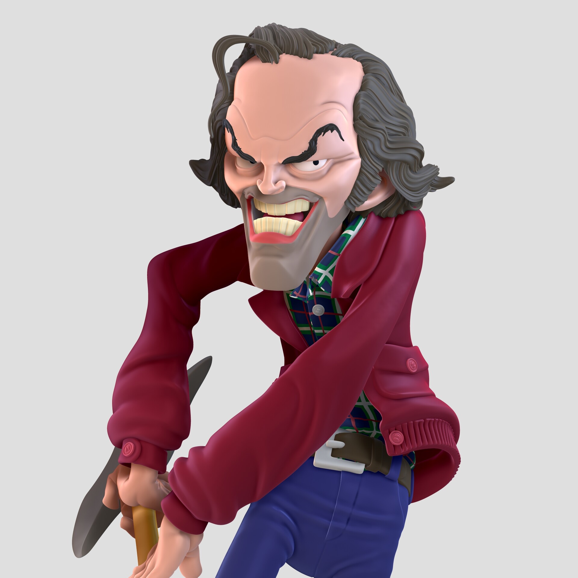 ArtStation Jack Torrance Stylized