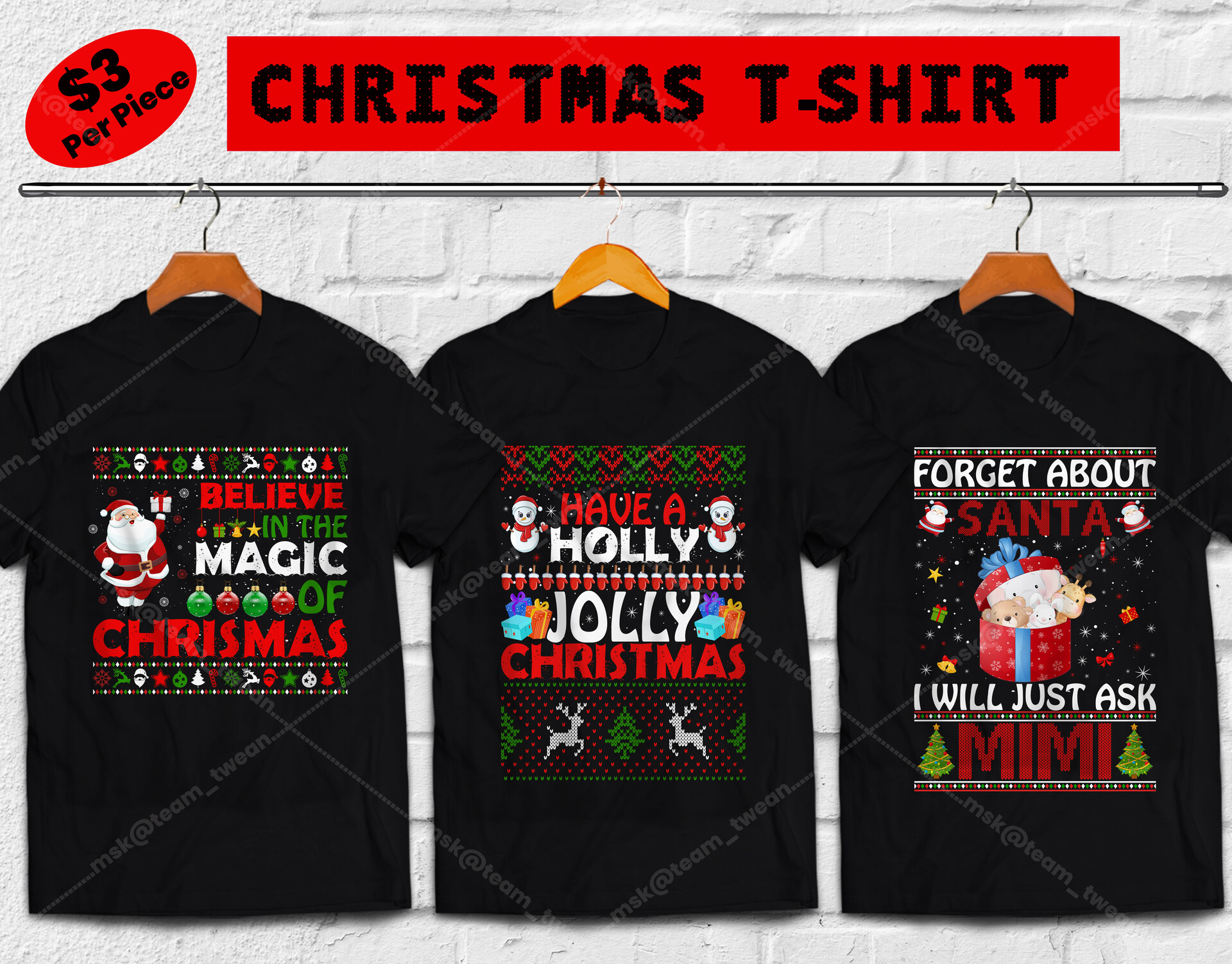 unisex christmas t shirts