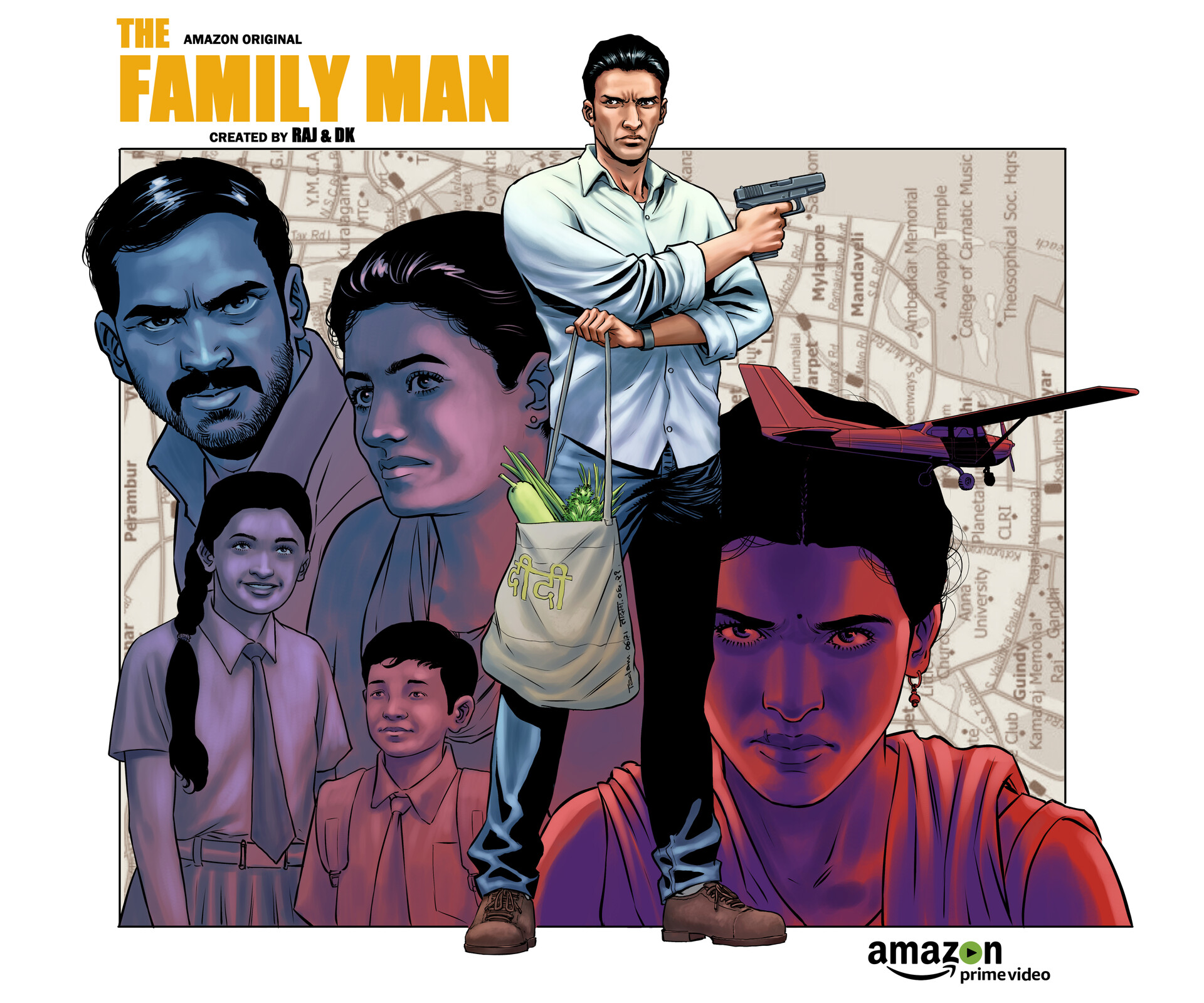 ArtStation - The Family Man season 02 fan poster