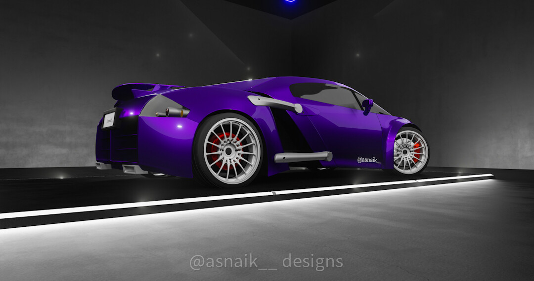 Amar Naik - DC Tarzan 3d modelled, Toyota Mr2 concept.