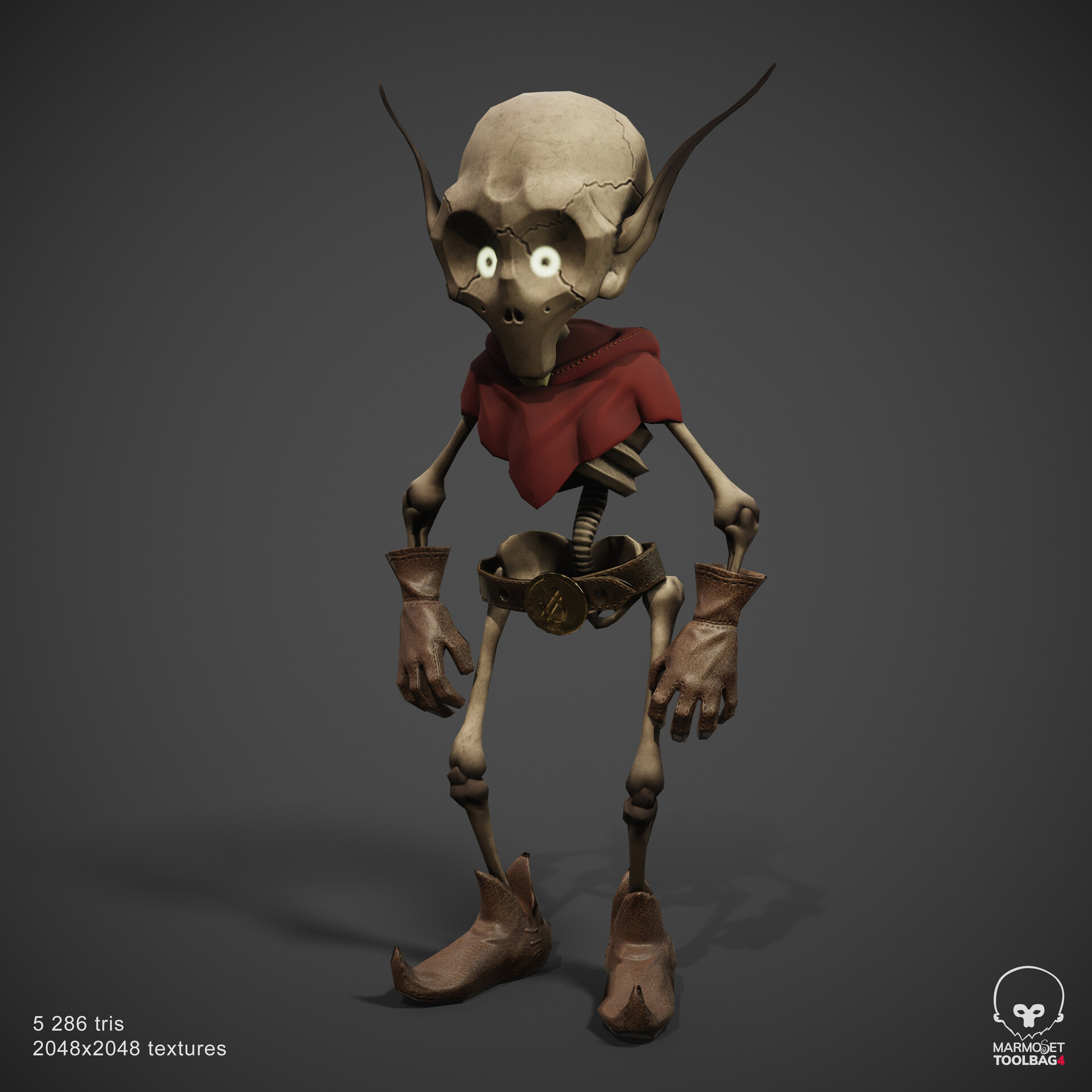 ArtStation Goblin skeleton